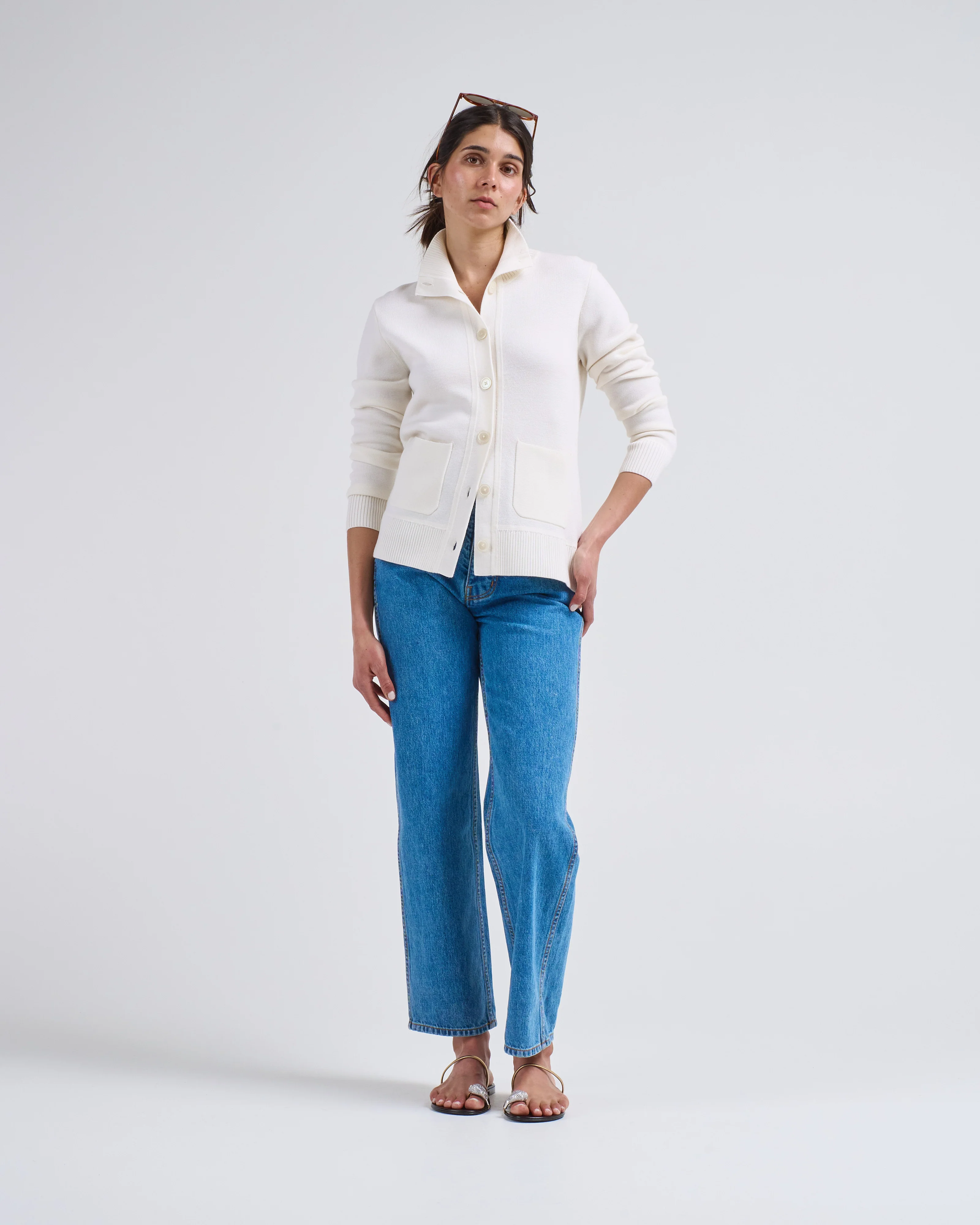 12gg xfine merino button up jacket - Image 5