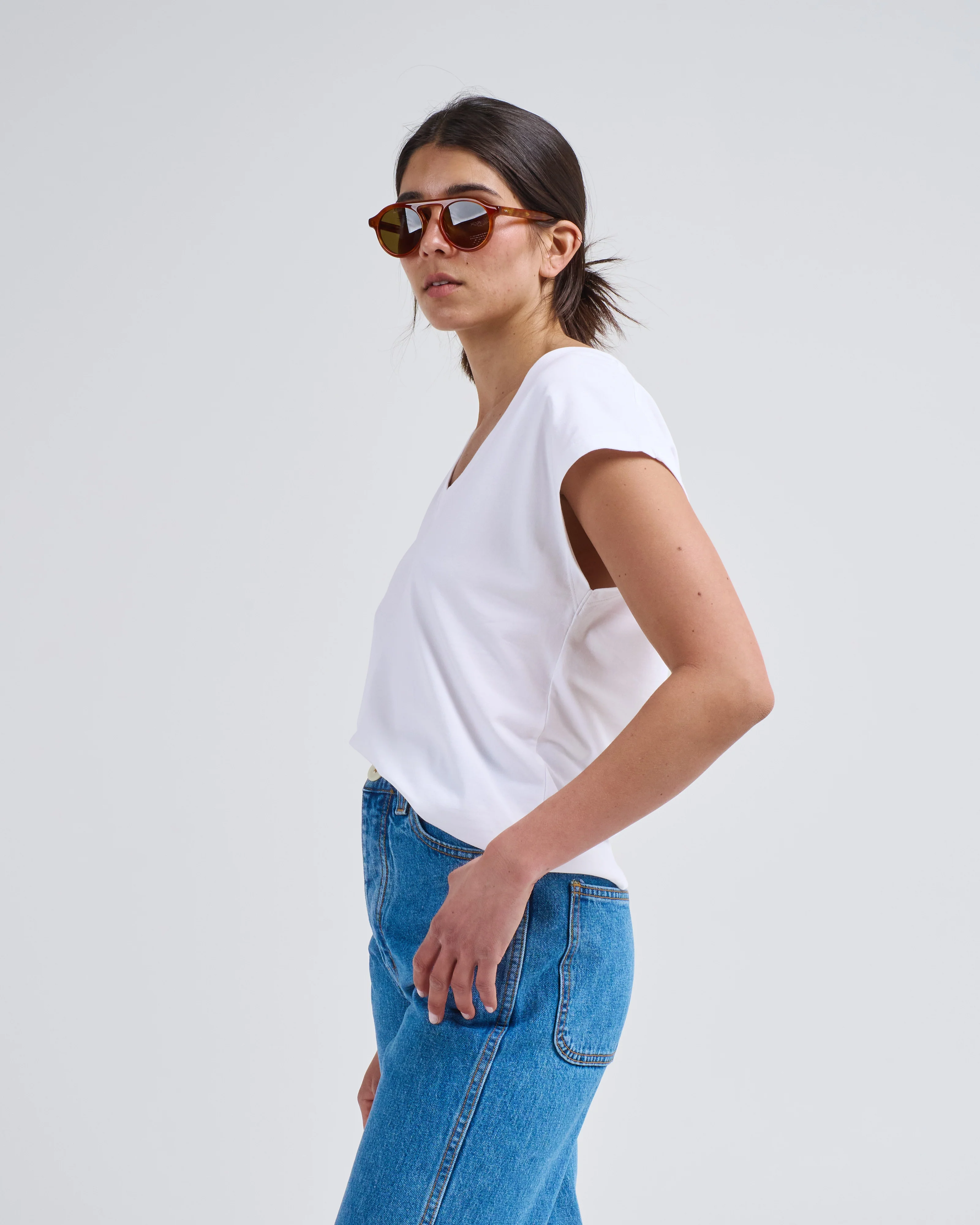 ss iconic vneck dolman tee - Image 3