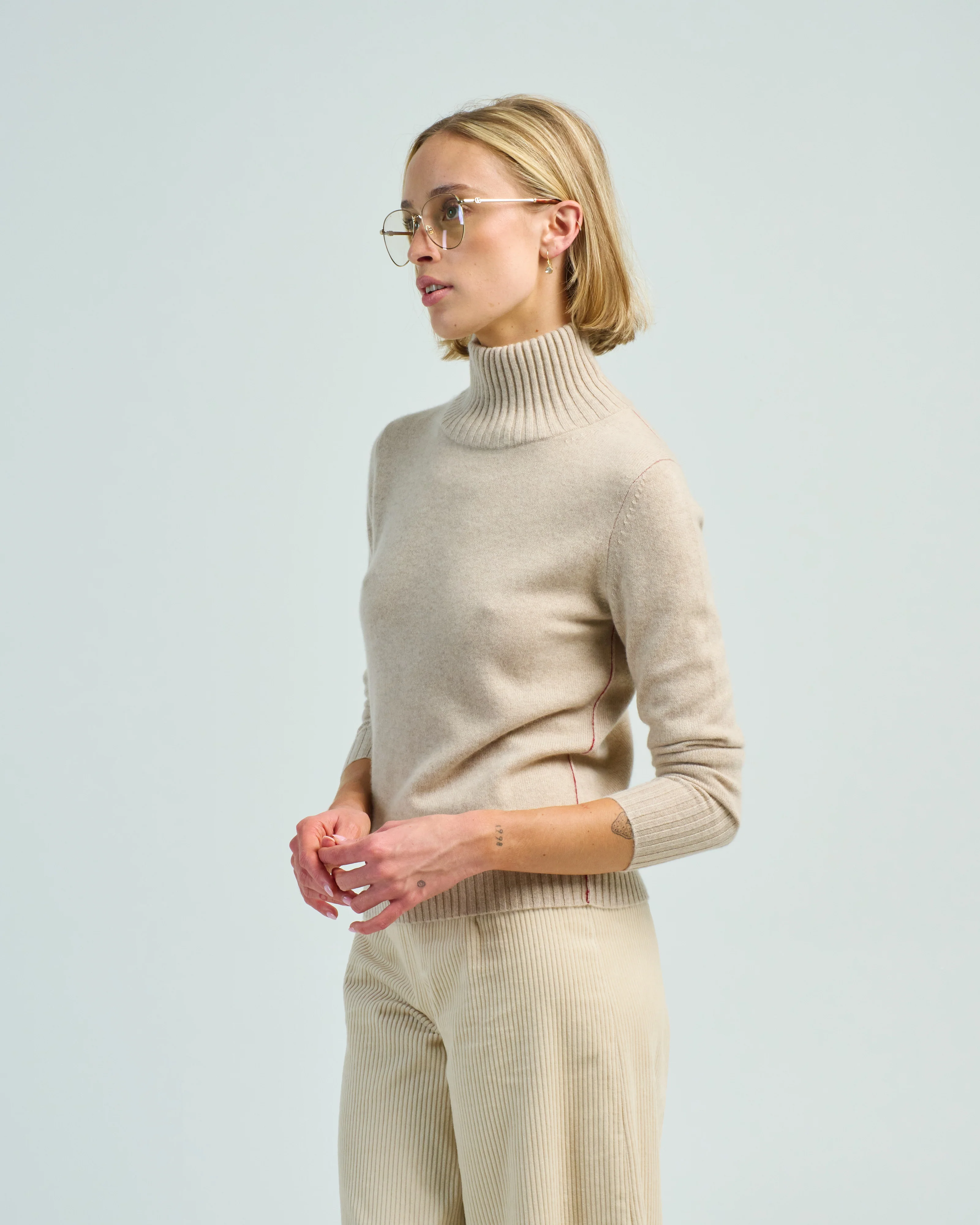 baby cashmere mock - Image 3