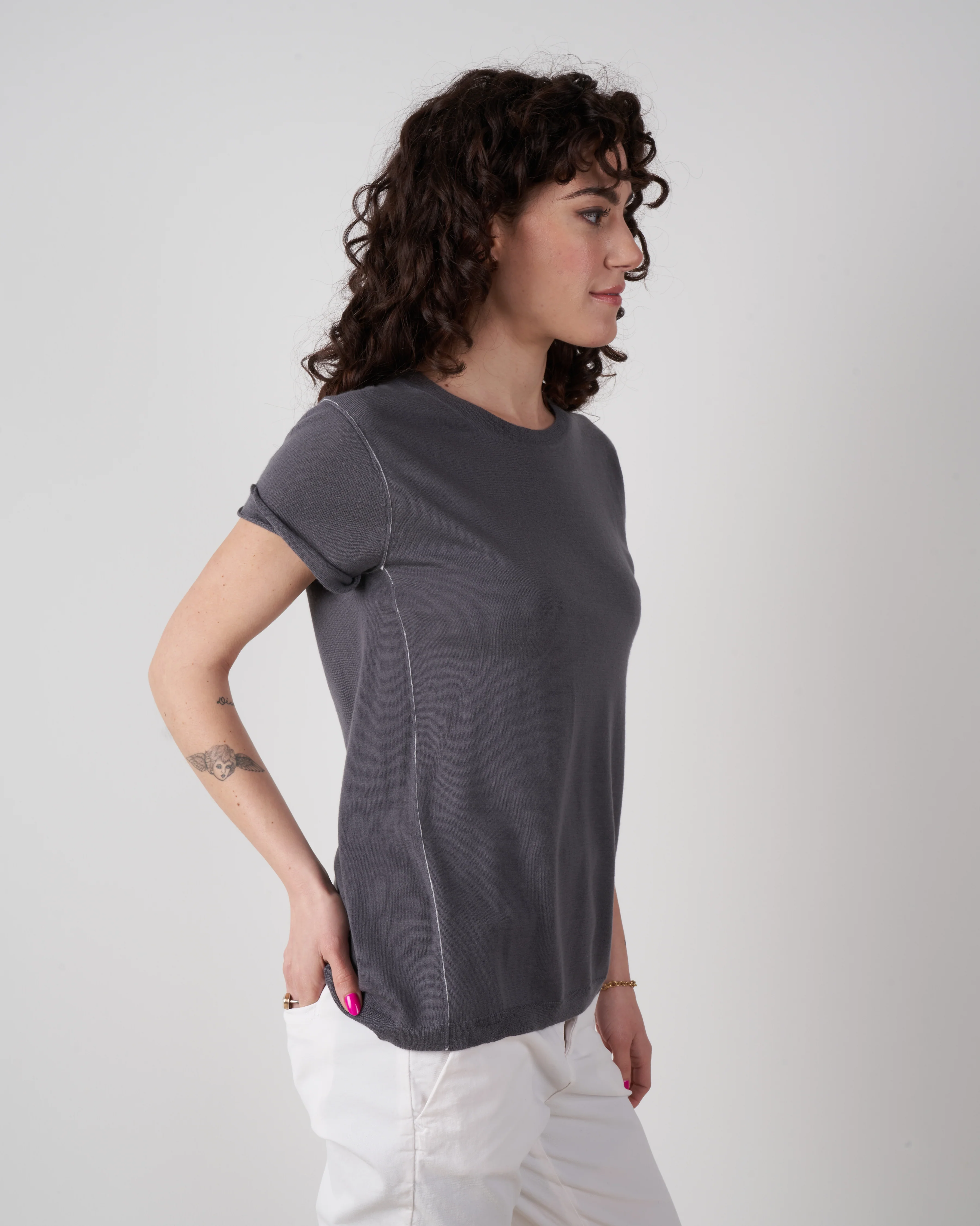 baby tee - basalt - Image 2