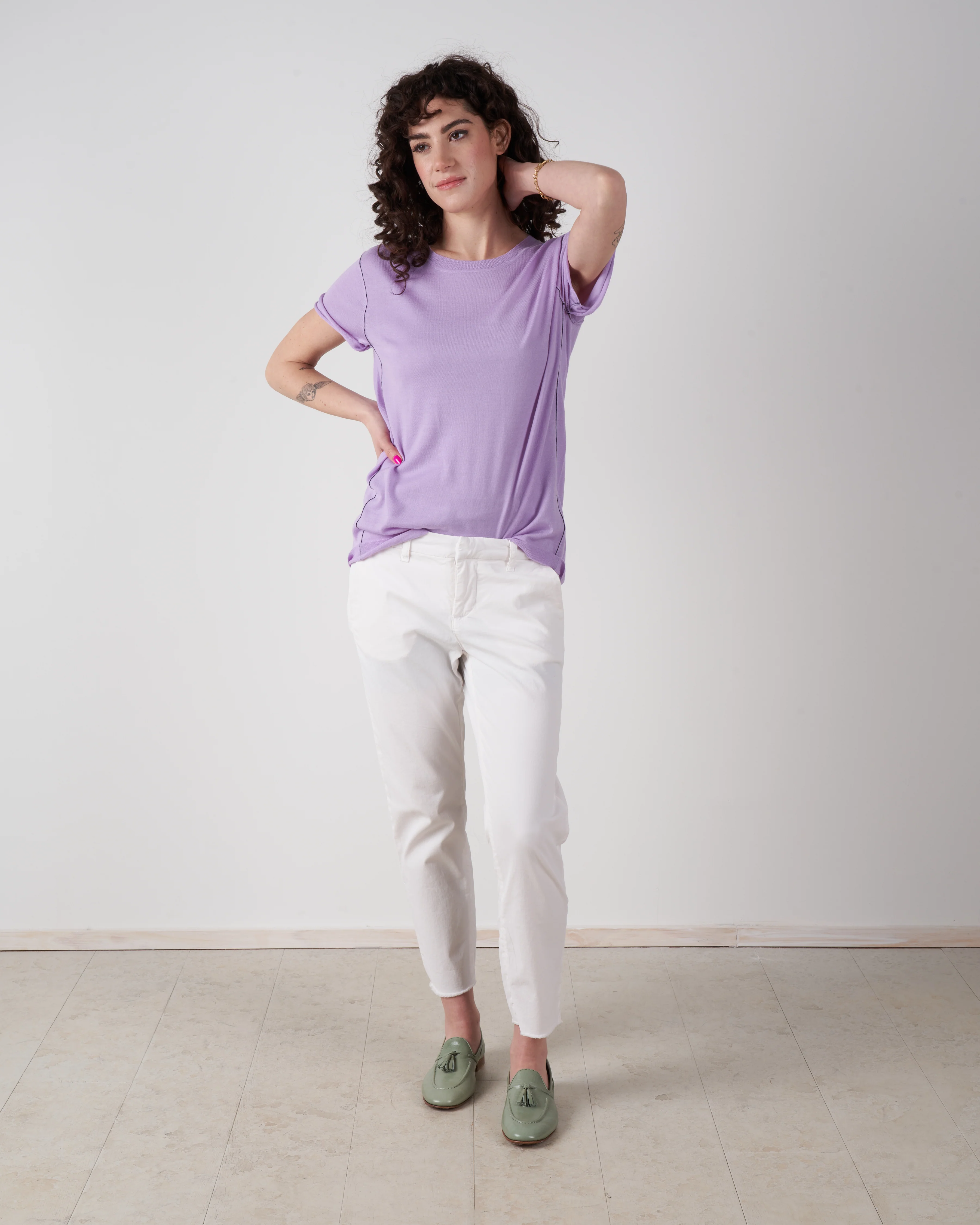 baby tee - lavender - Image 4