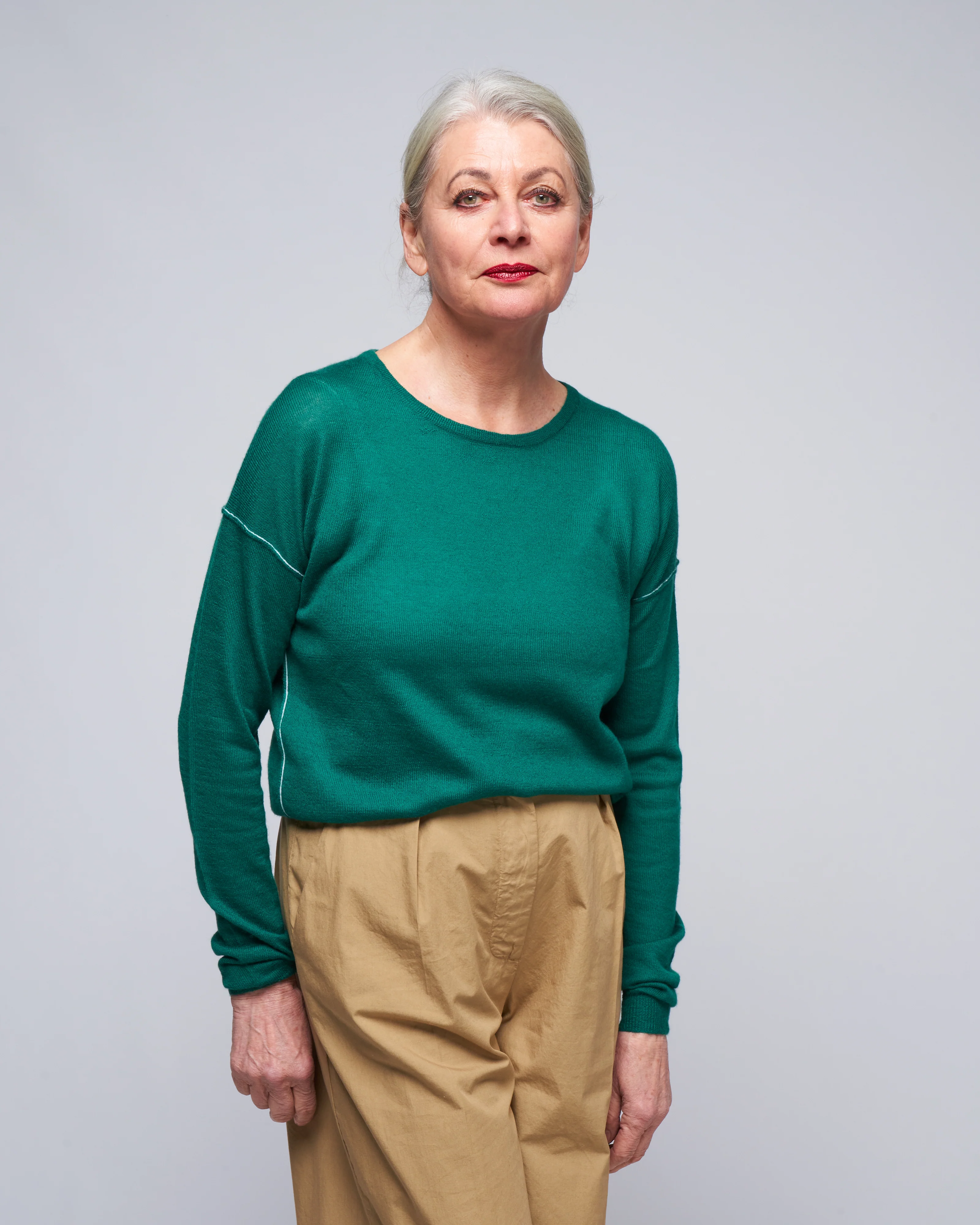 bateau pullover - green