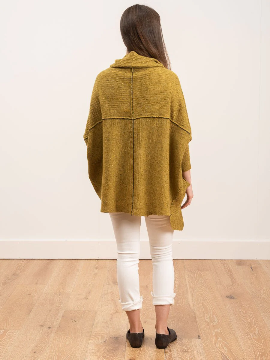 cocoon cardigan - mustard - Image 3