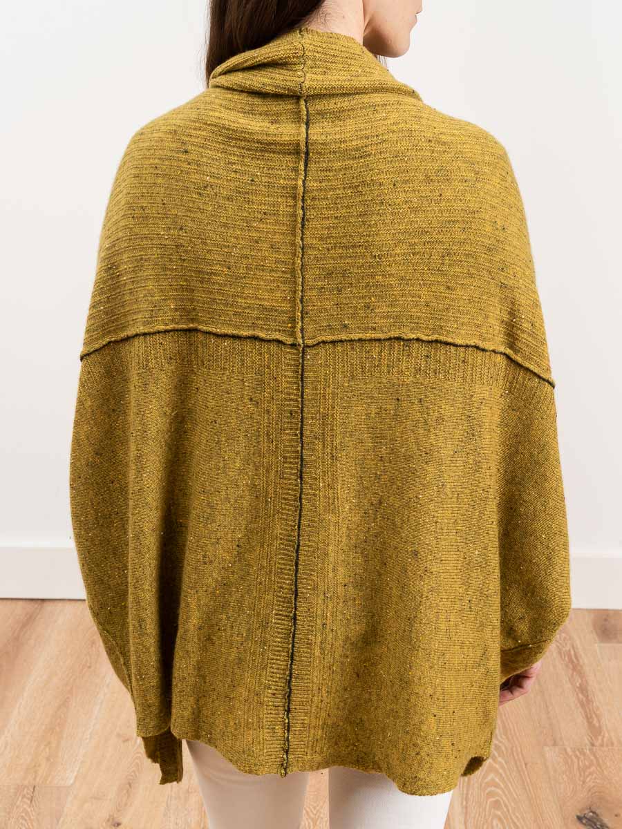 cocoon cardigan - mustard - Image 6