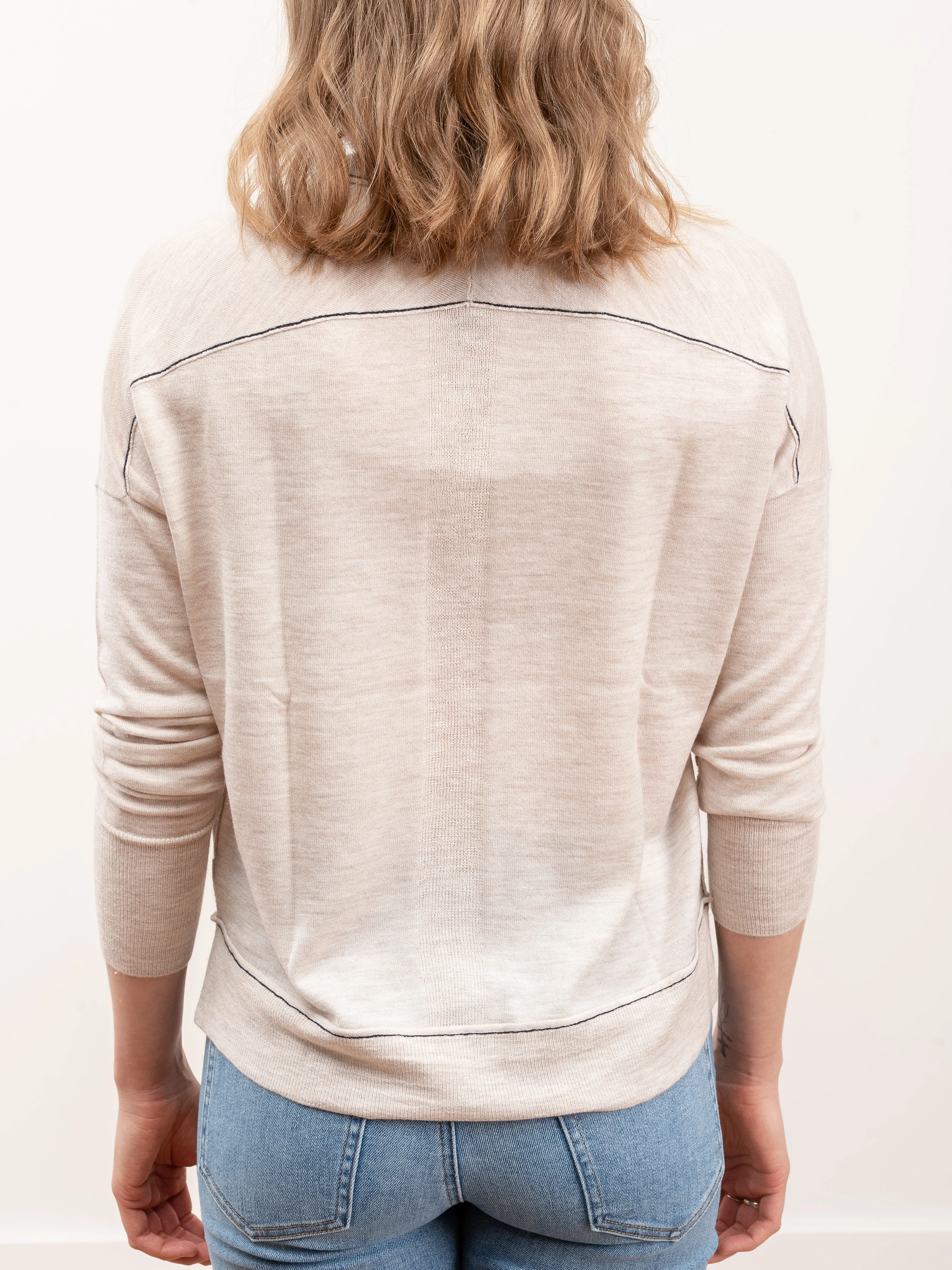 crew cardigan - barley - Image 5