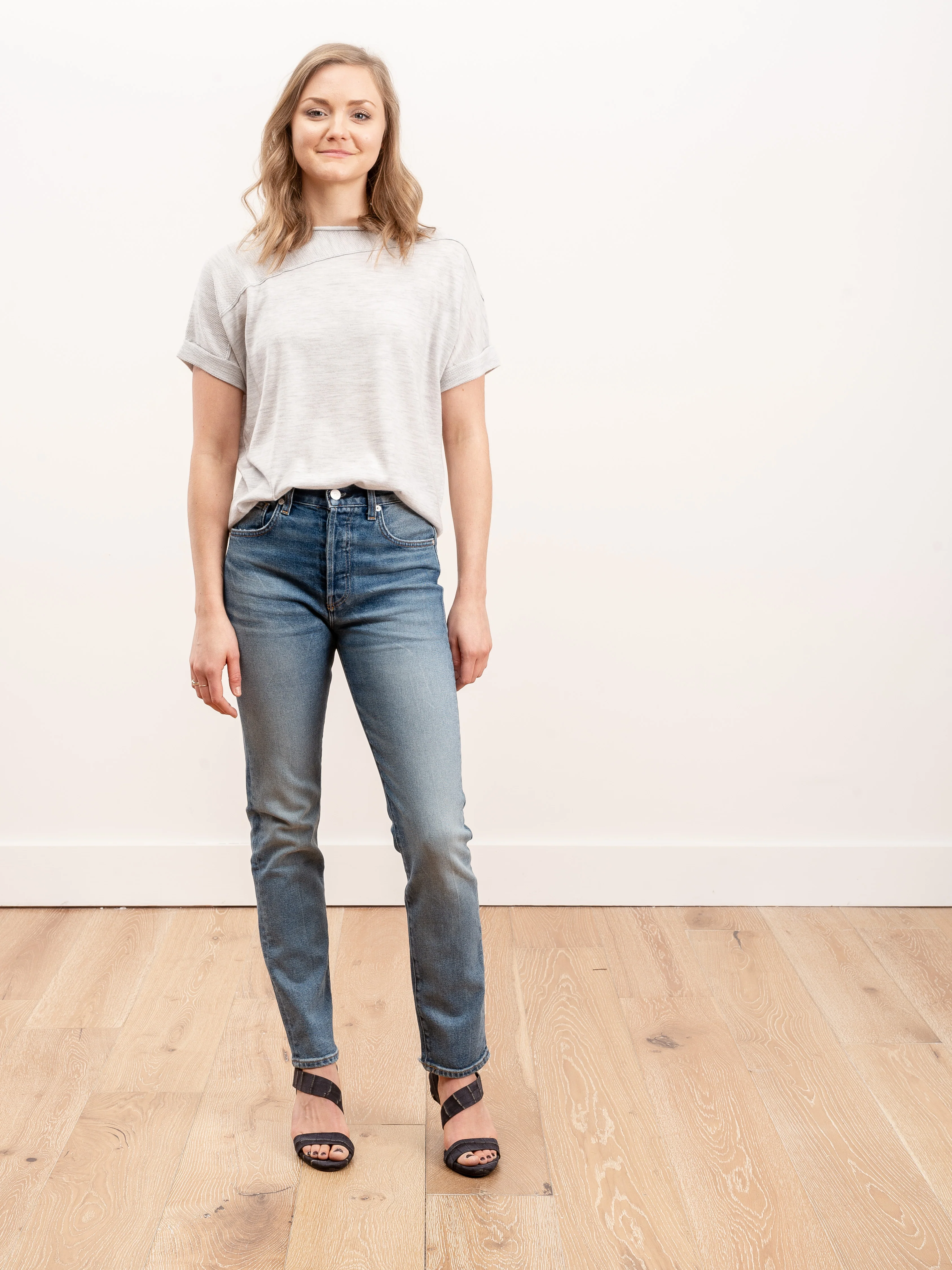 cuffed pullover - dove grey - Image 2