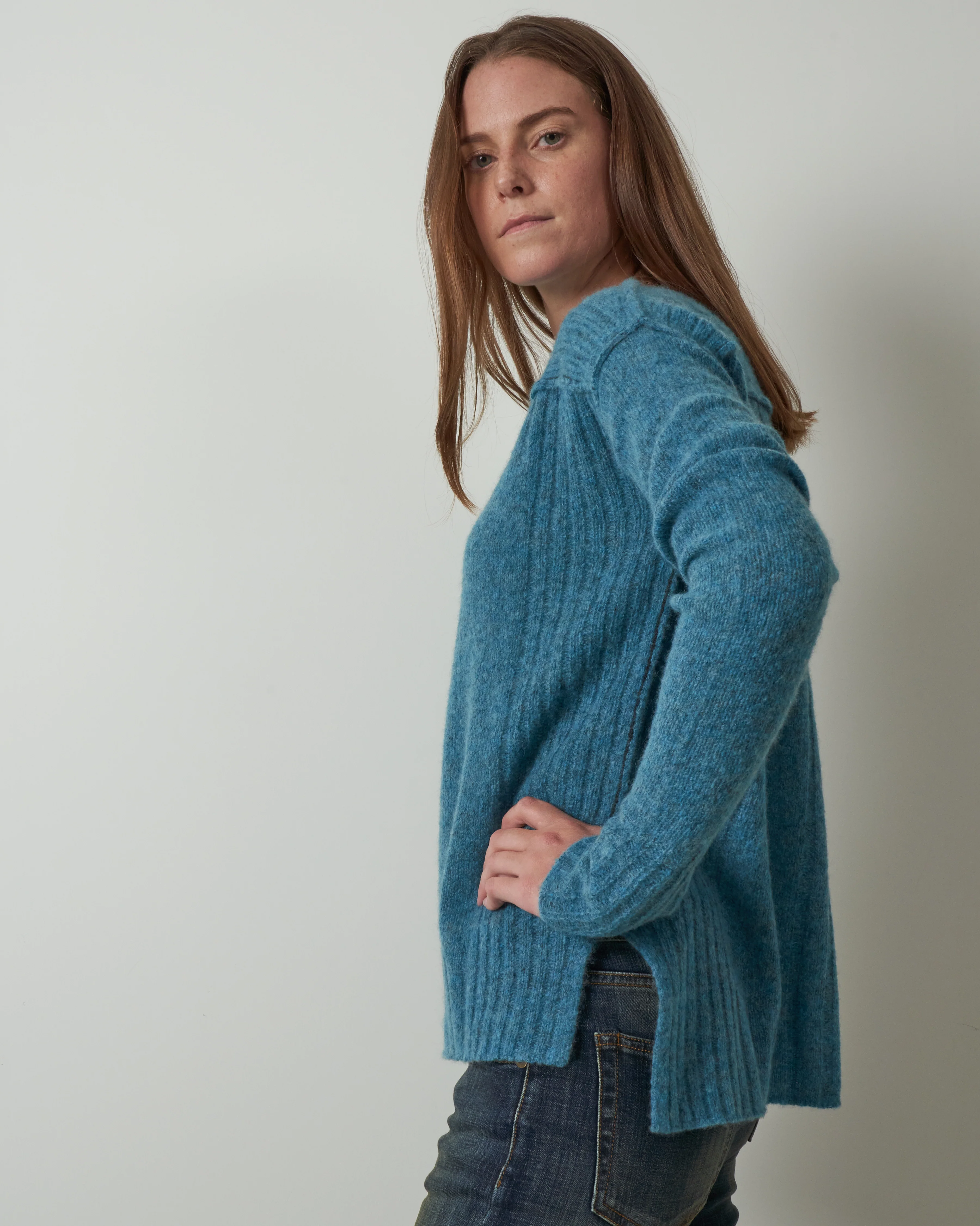 dreamy bateau sweater - peacock - Image 2