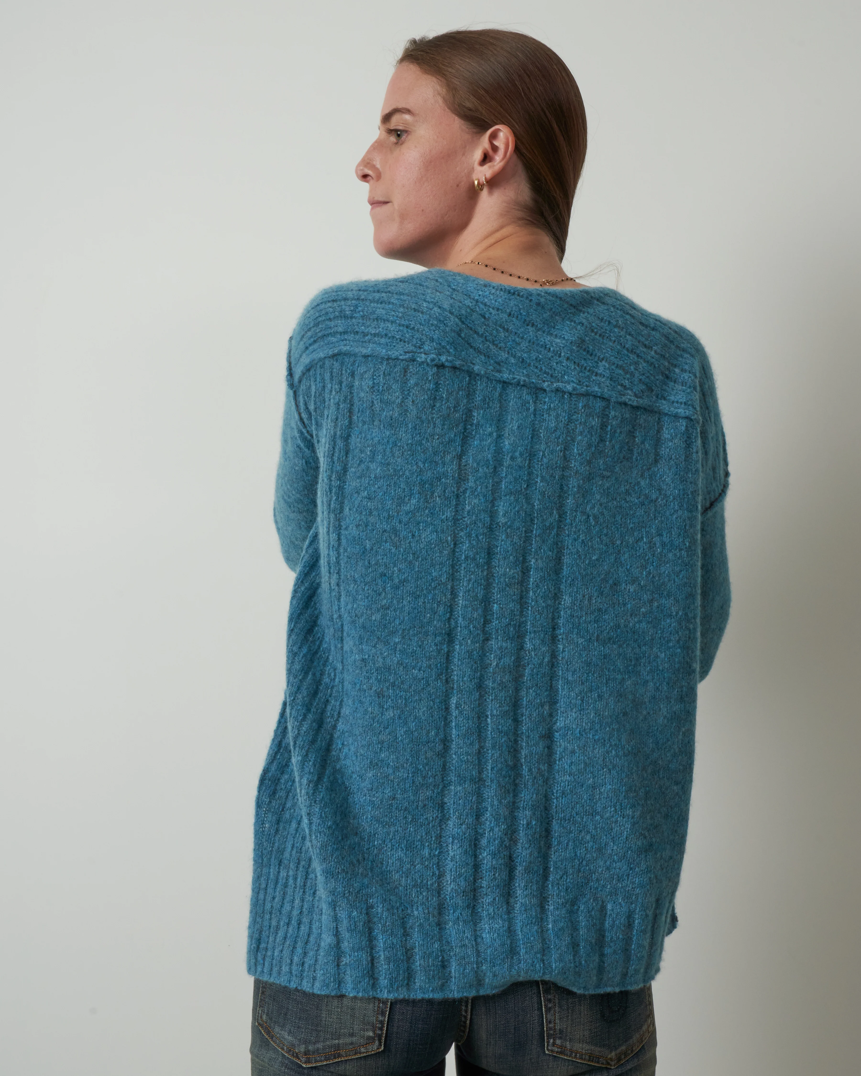 dreamy bateau sweater - peacock - Image 3