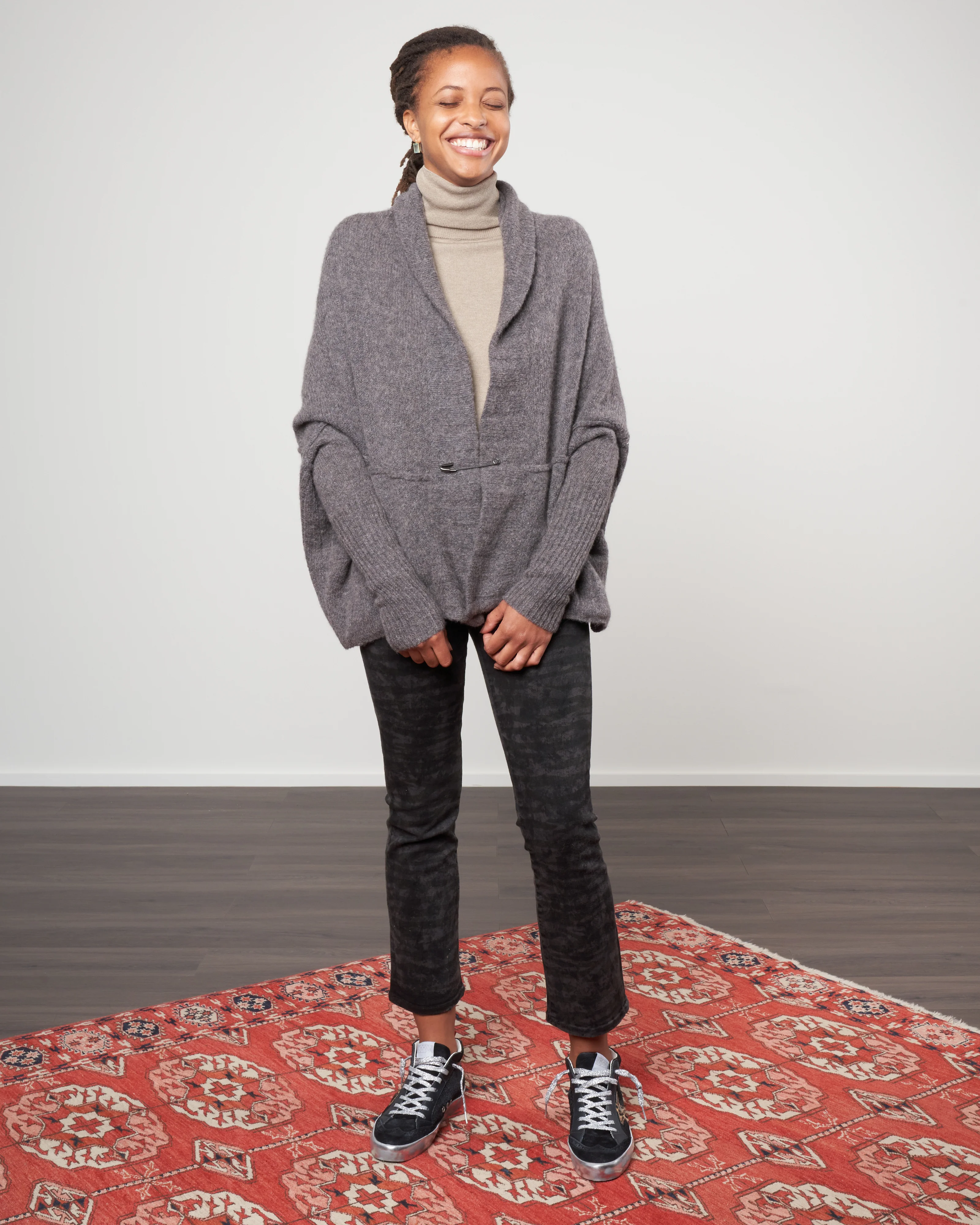 dreamy cashmere cozy cardigan - musk - Image 2