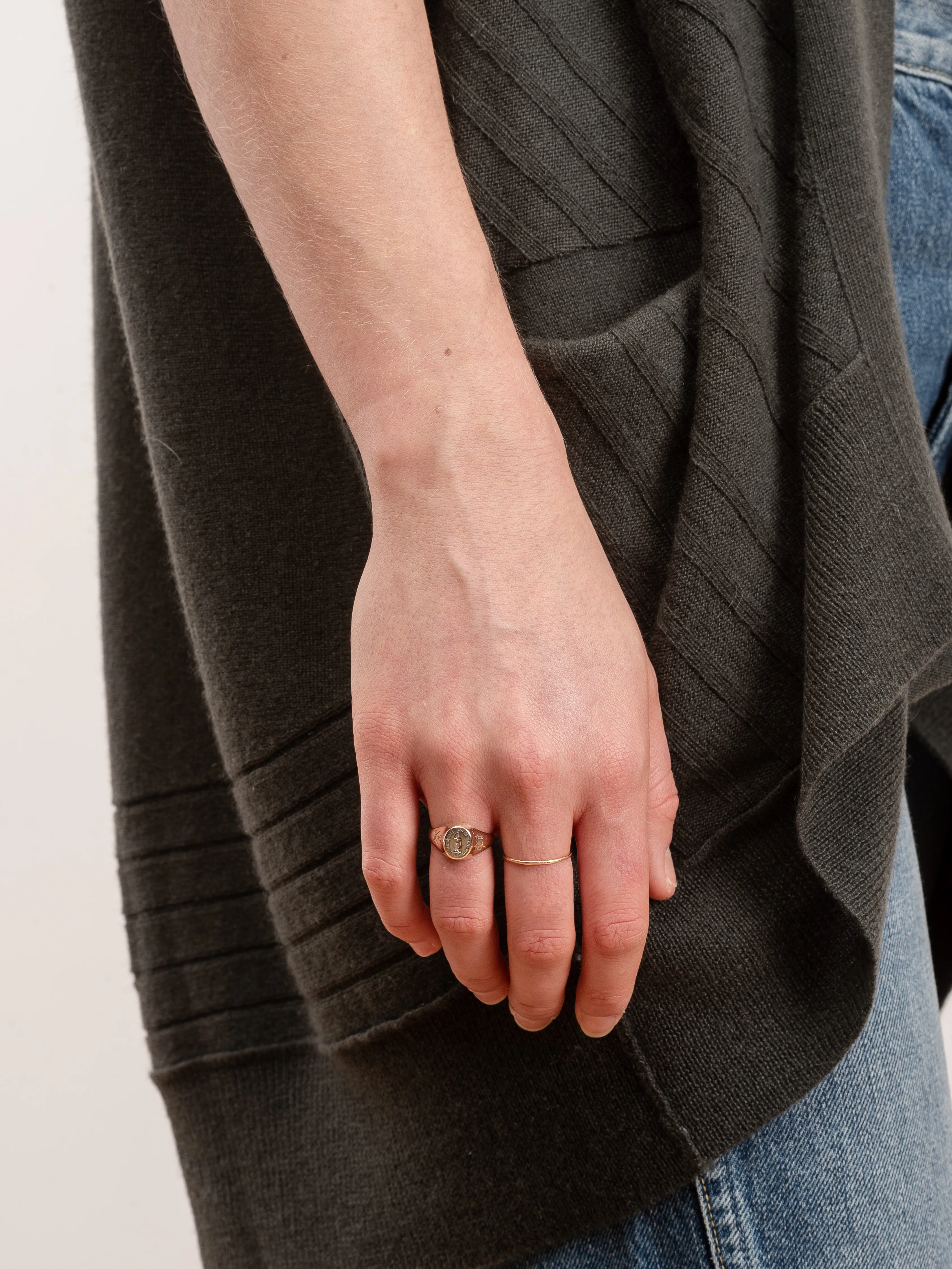 high low vest - olive - Image 7