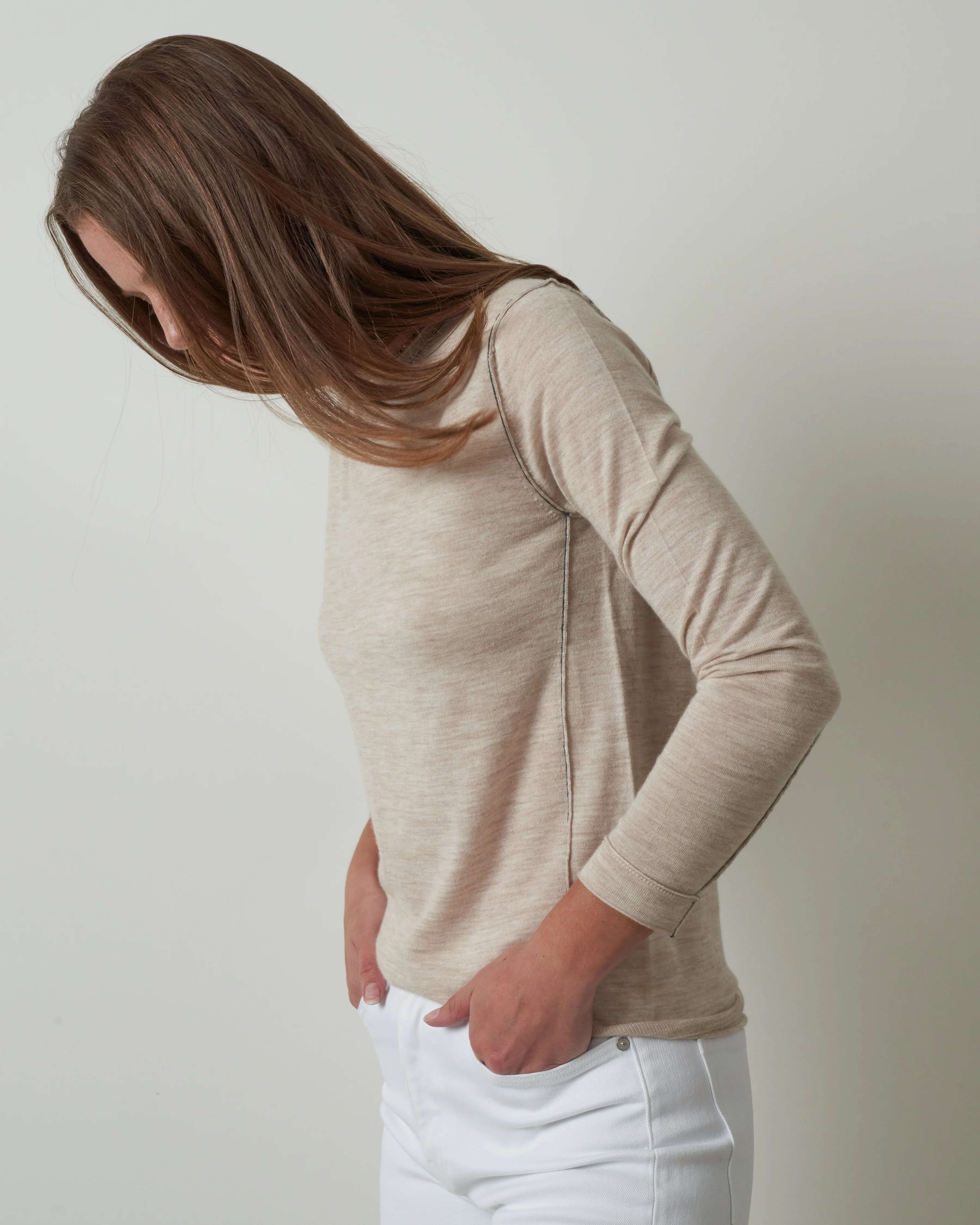 l/s baby tee - barley - Image 3