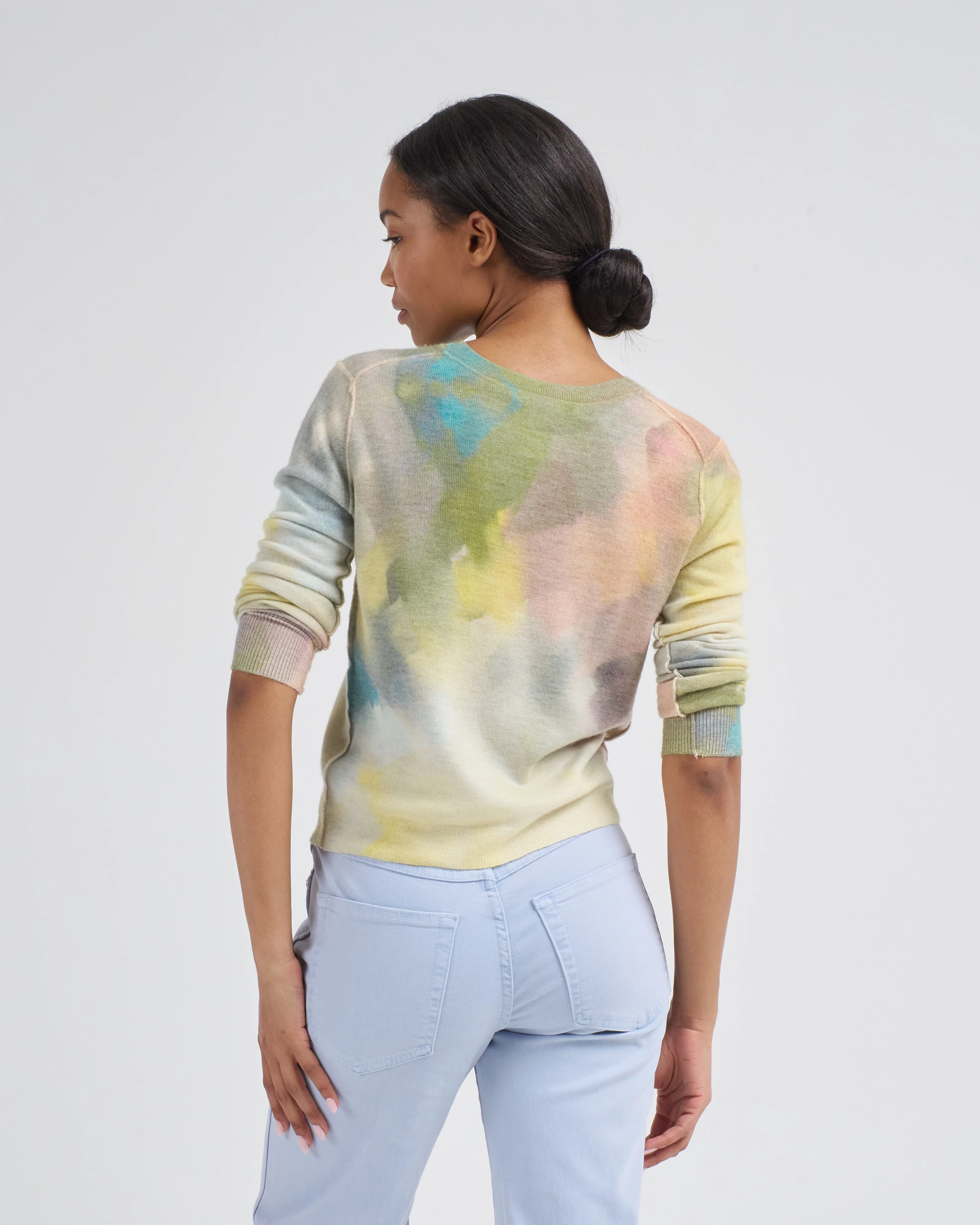 l/s painted cardigan - Image 4