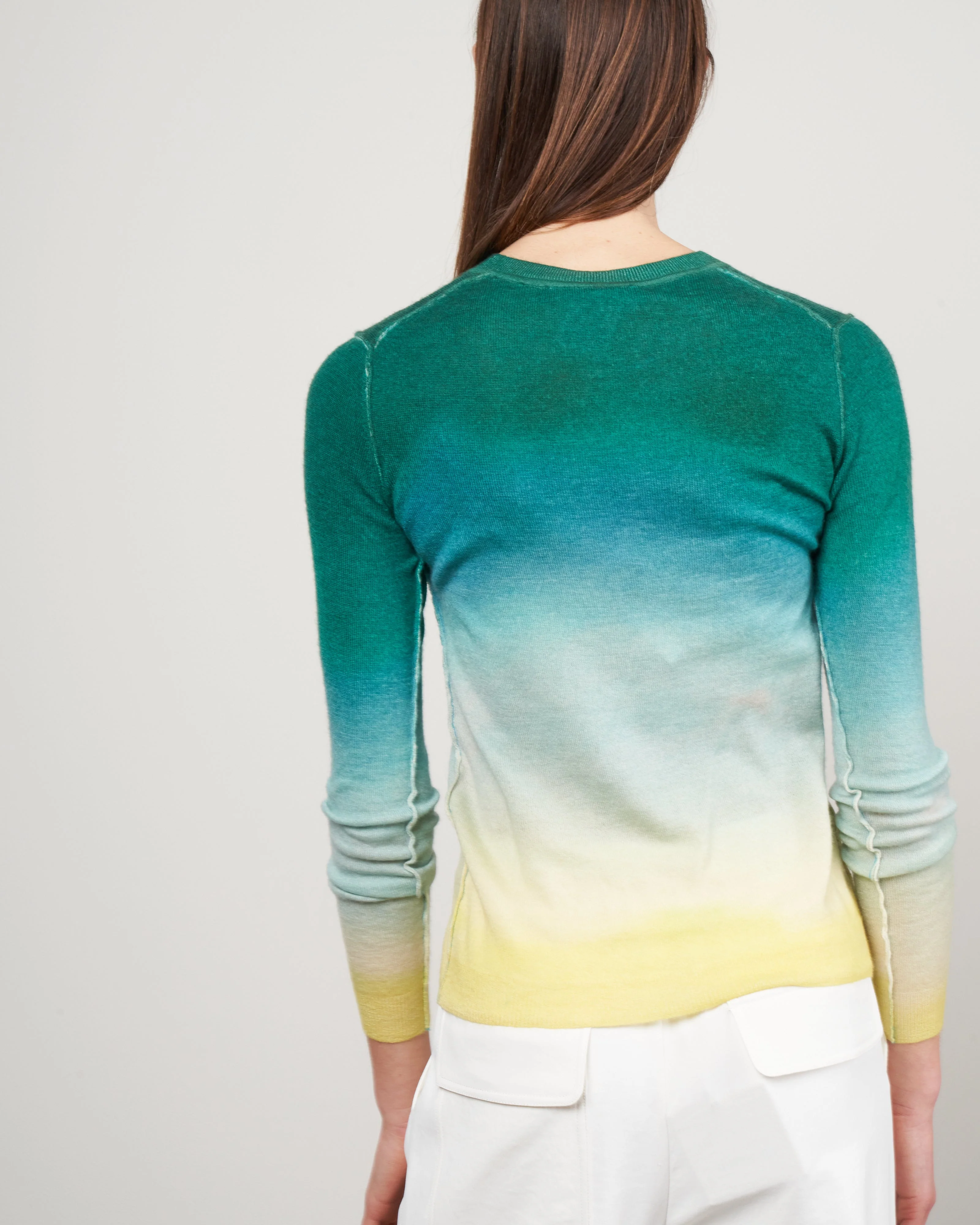 watercolor crew - green and yellow - Image 4