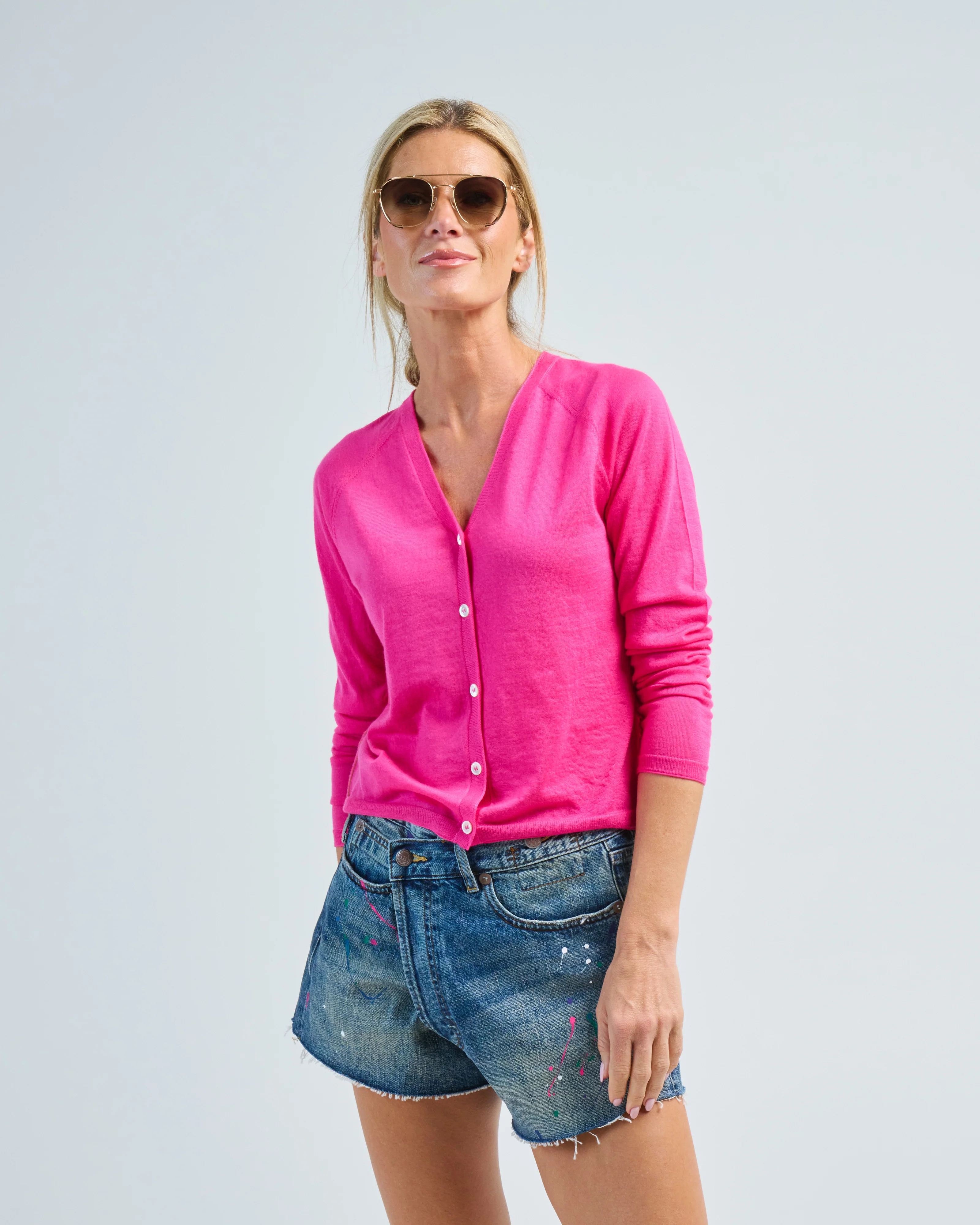 little v-neck cardigan