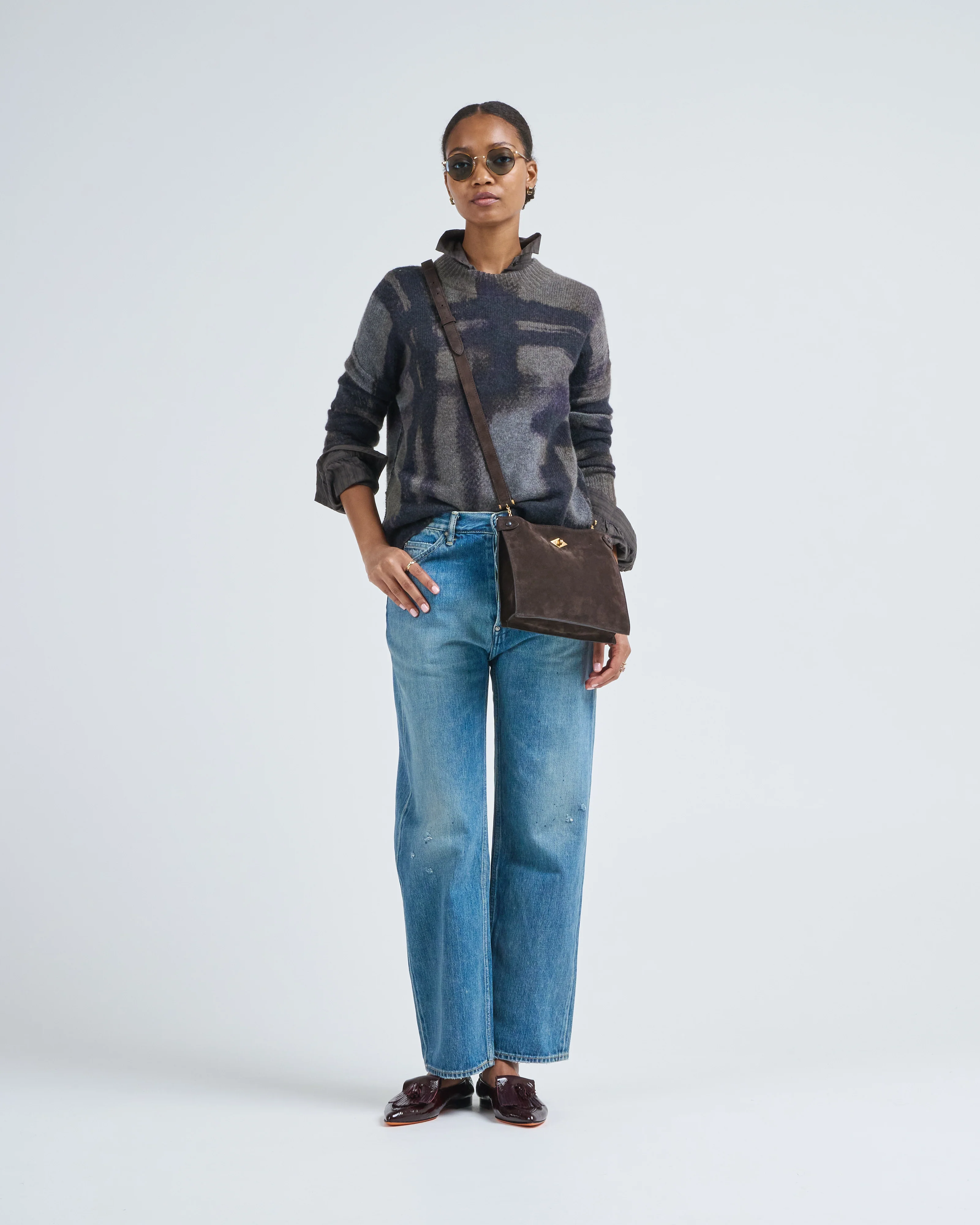 painted plaid crew - Image 2
