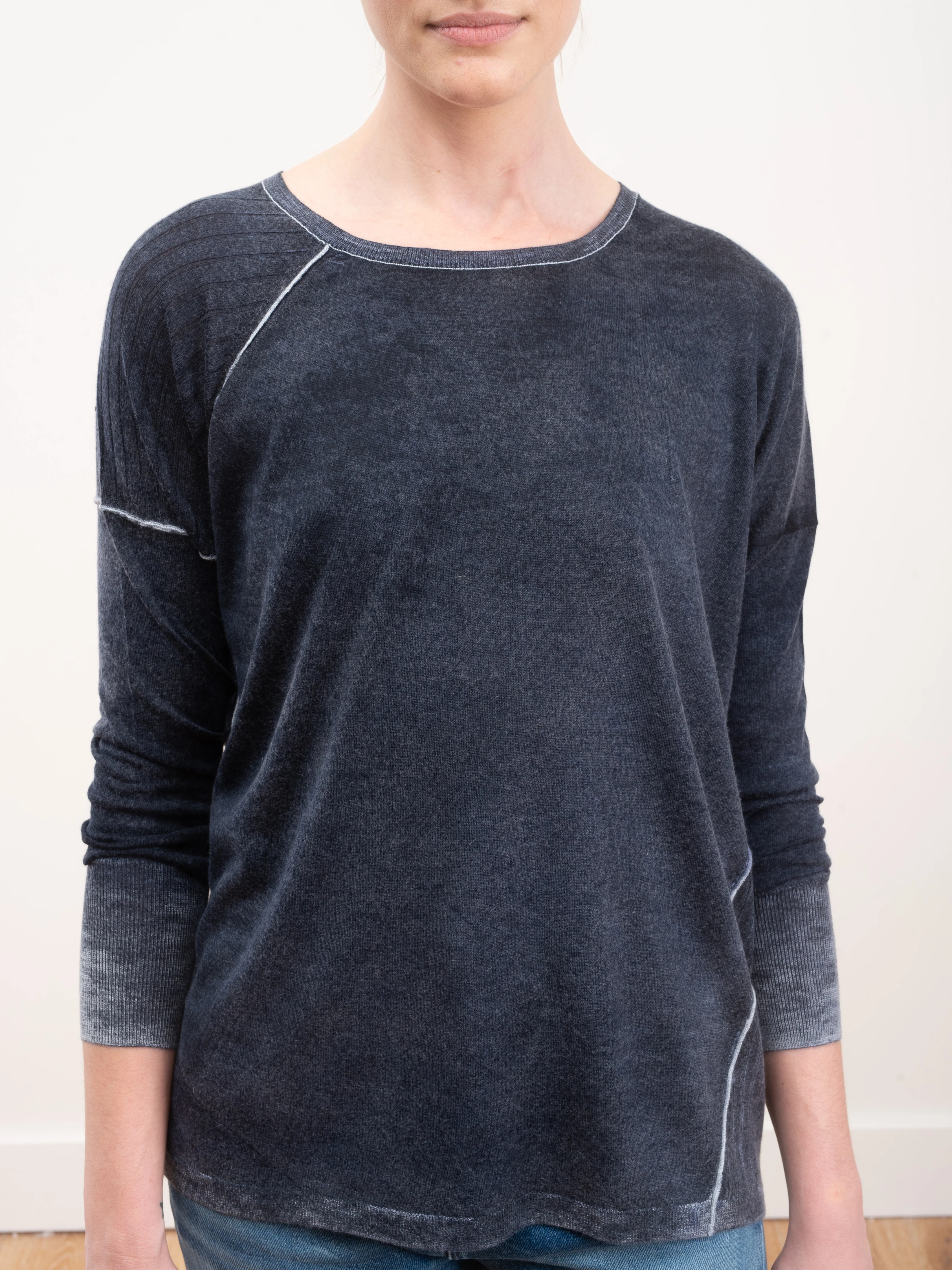 printed relaxed tee - midnight - Image 2