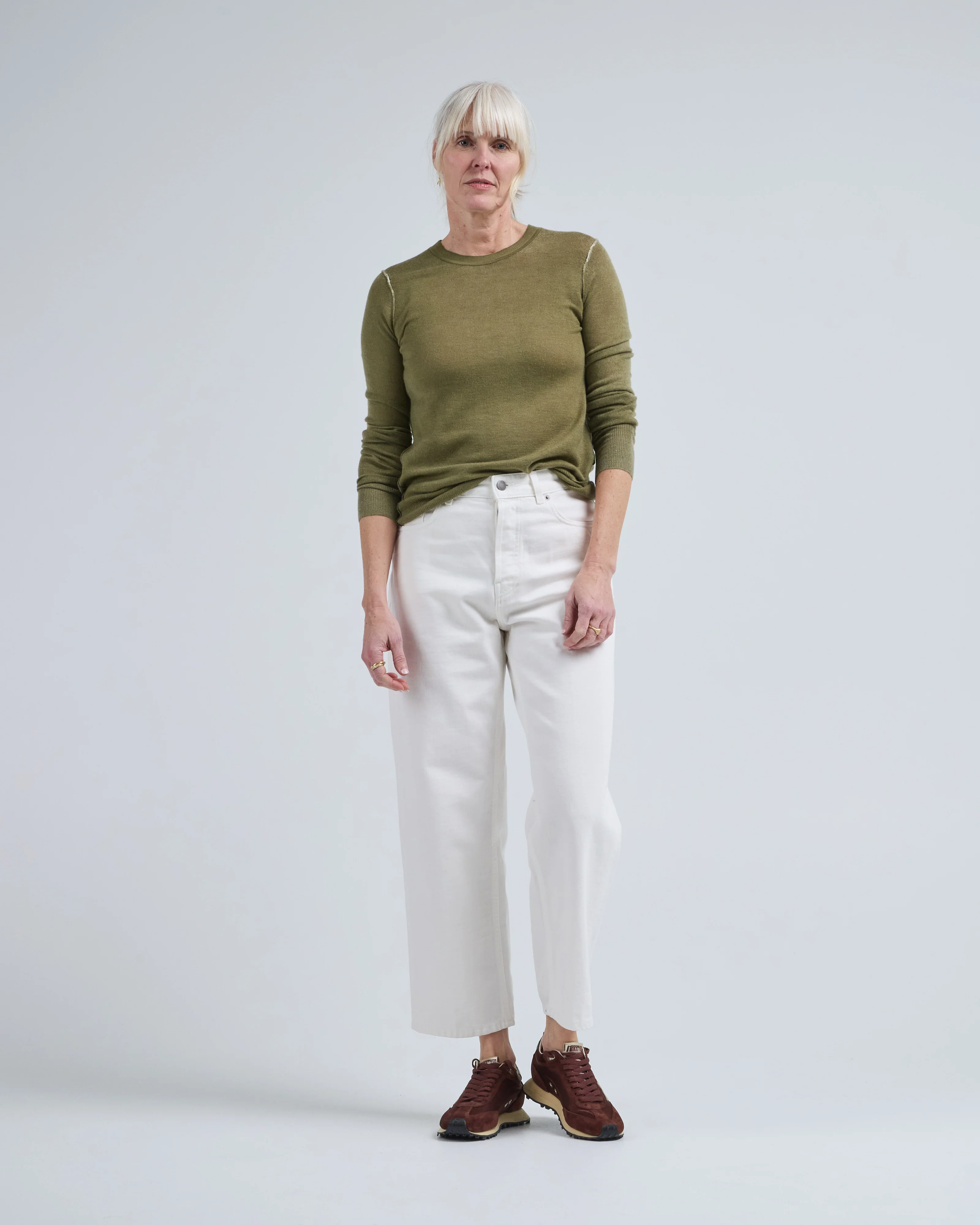 reversible printed crew sweater - Image 2