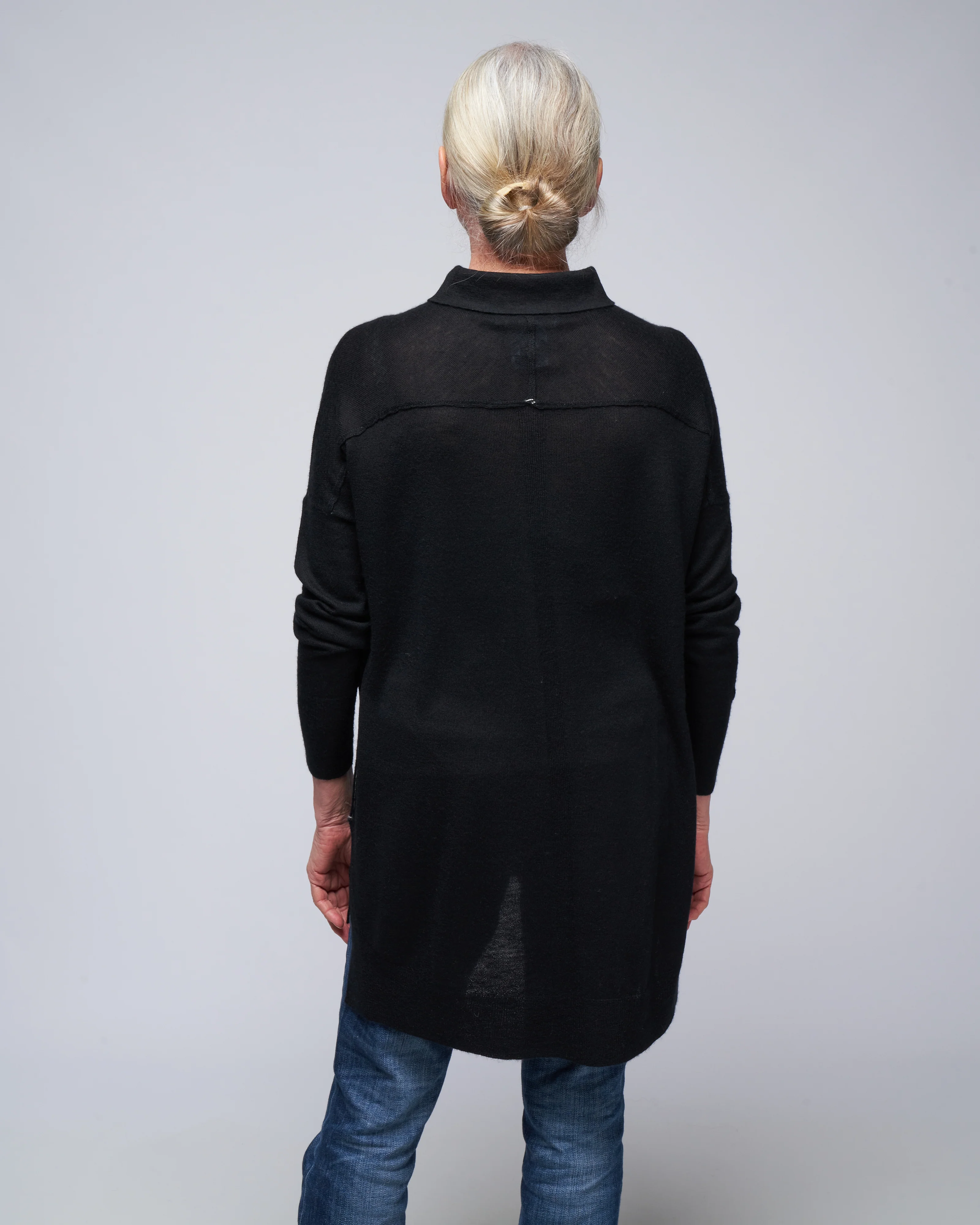 shirt sweater - black - Image 4