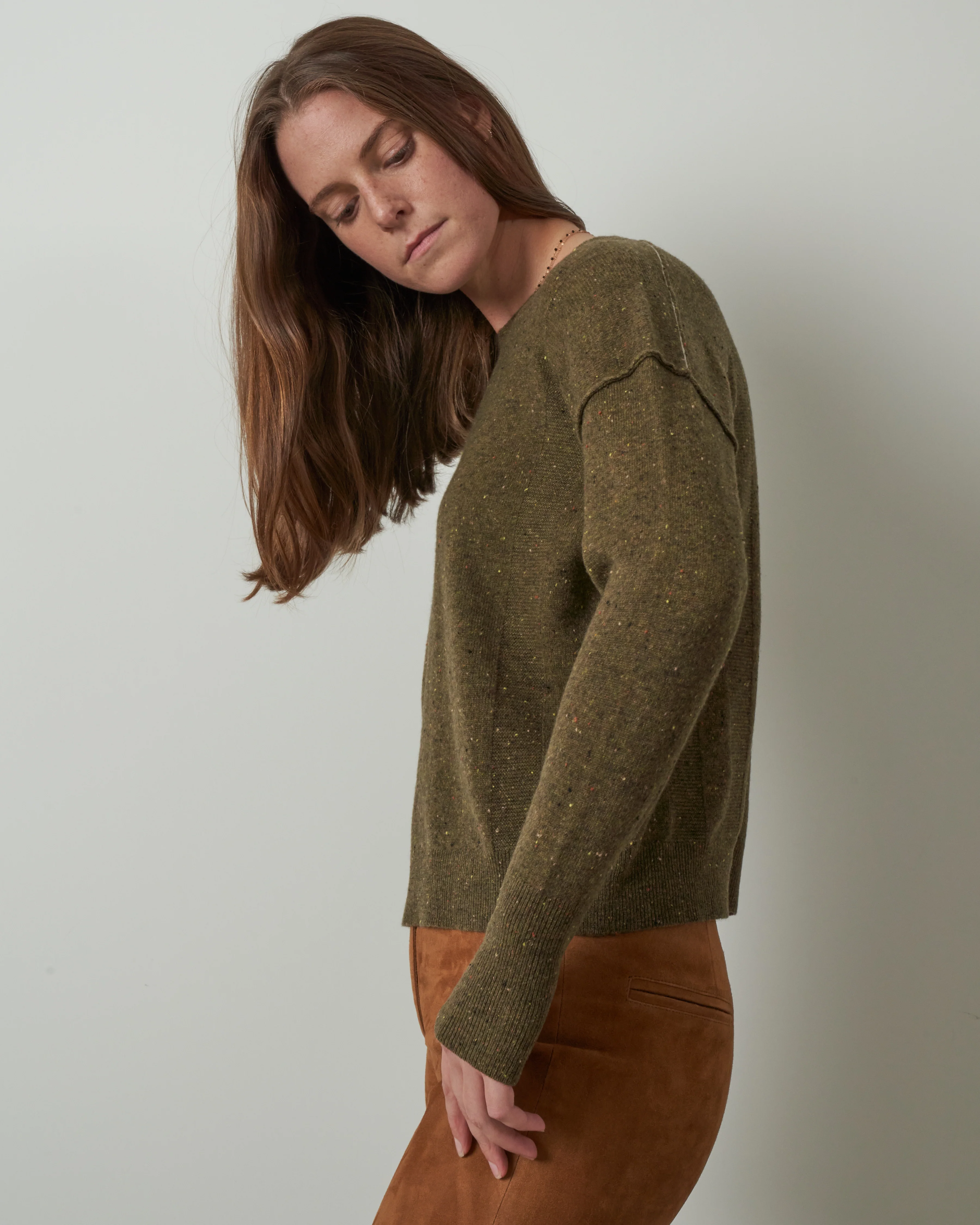 speckled crew - moss speckle - Image 2