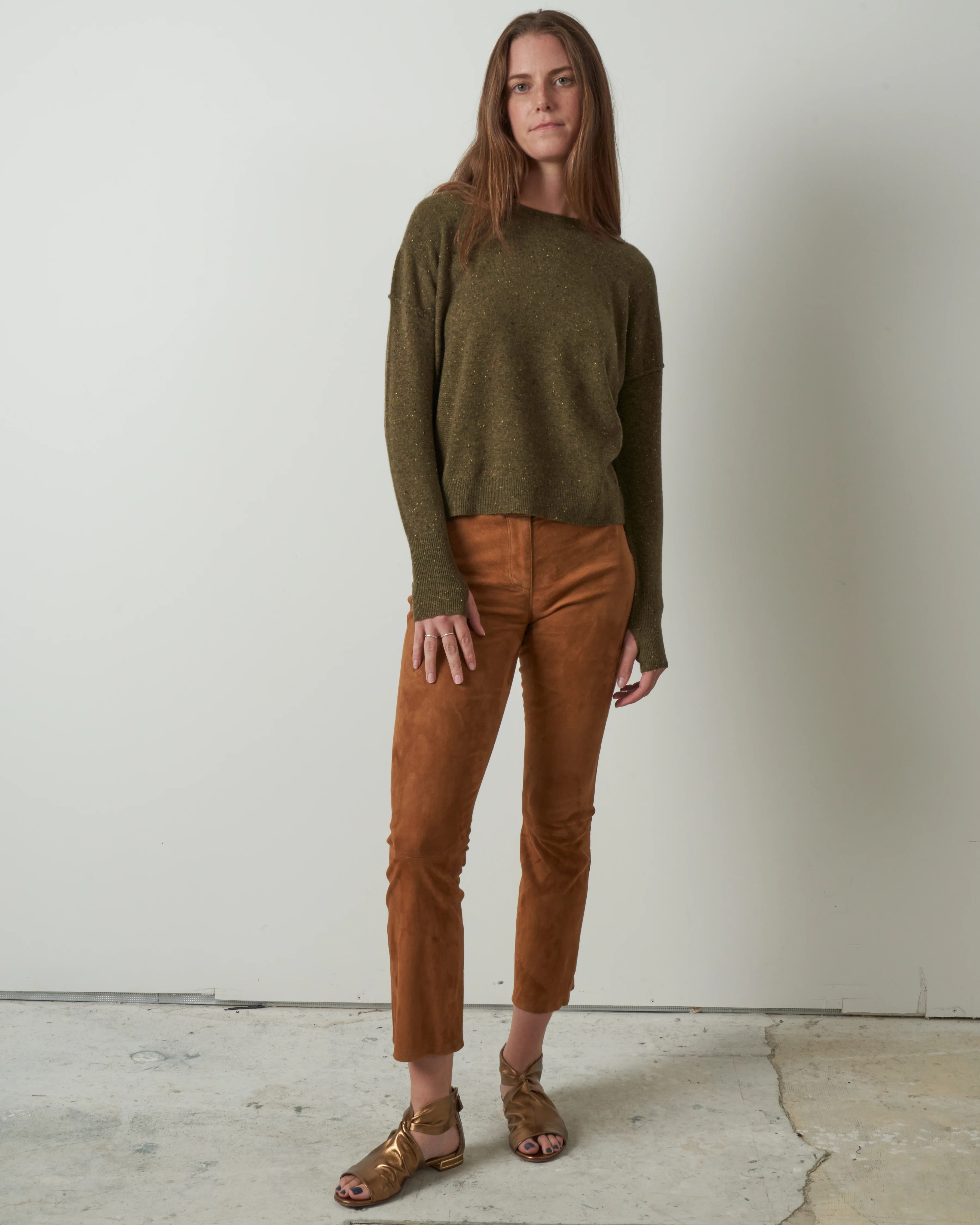 speckled crew - moss speckle - Image 4