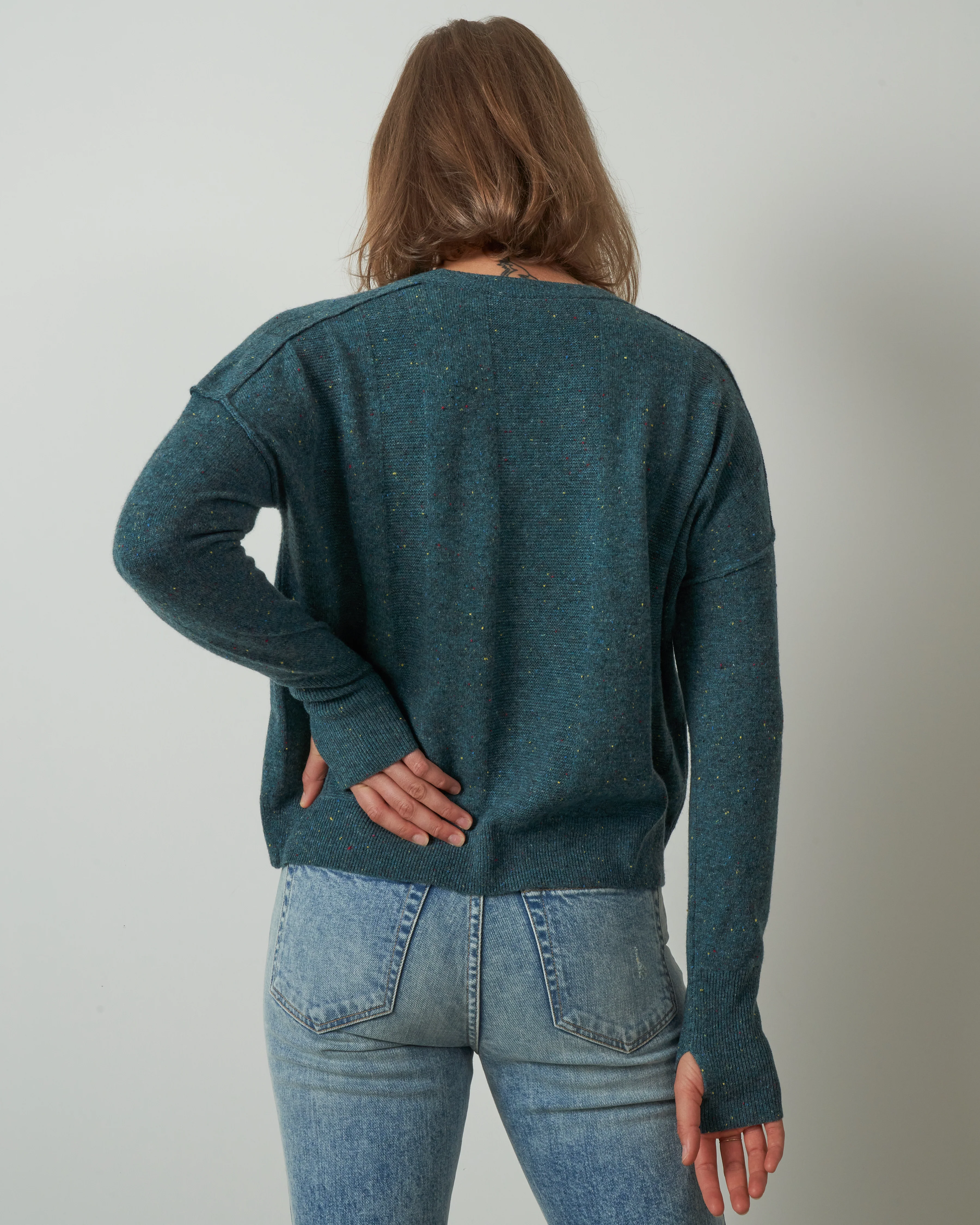 speckled crew - teal - Image 4