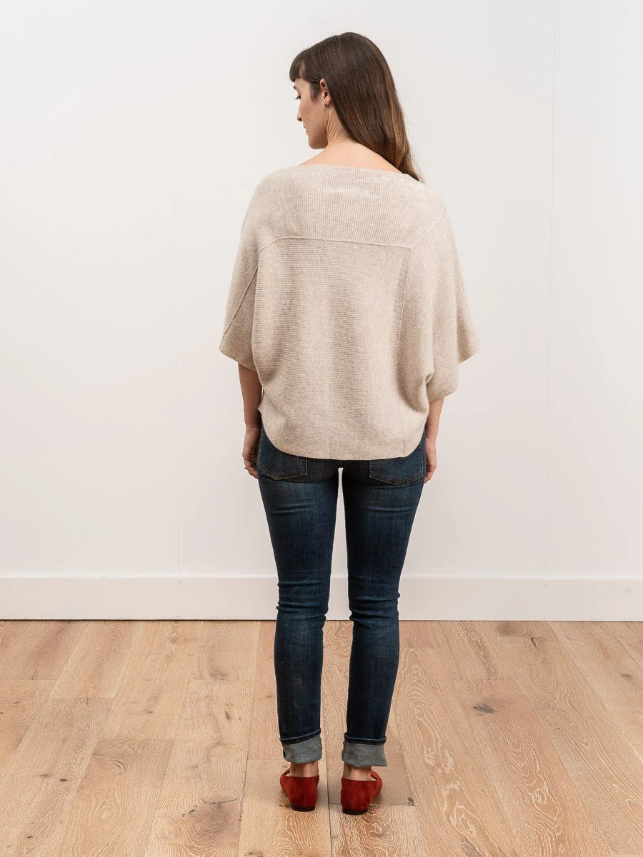 tri-panel pullover - oatmeal - Image 3