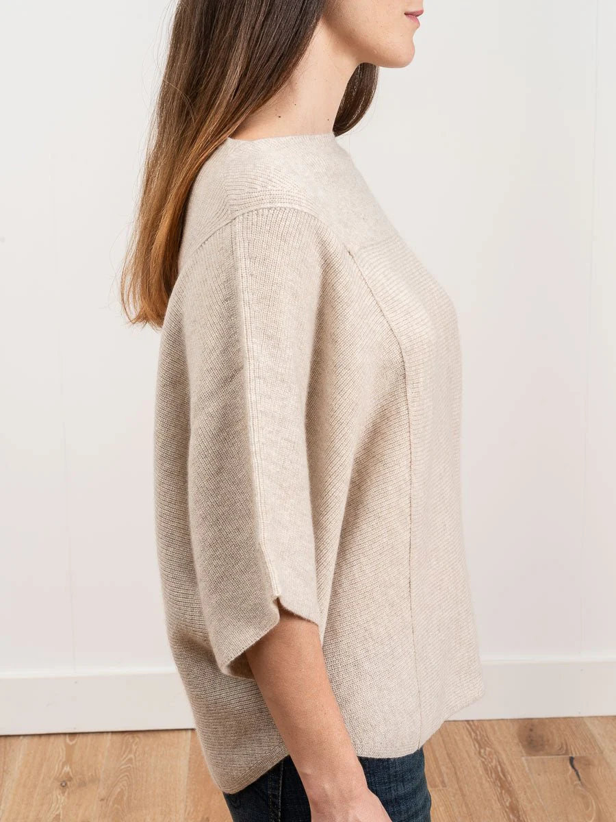 tri-panel pullover - oatmeal - Image 5