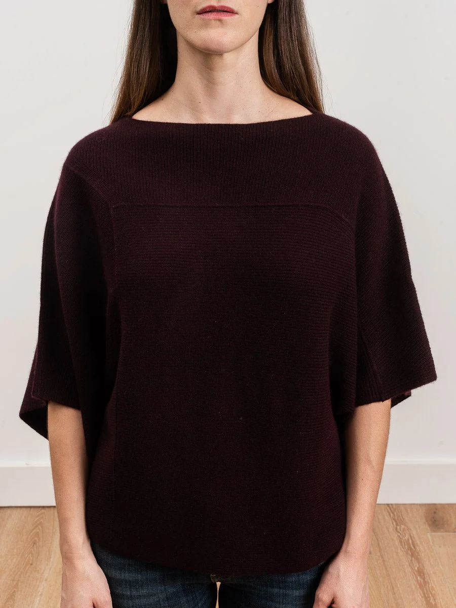 tri-panel pullover - currant - Image 4