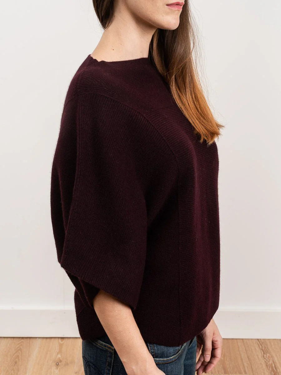 tri-panel pullover - currant - Image 5