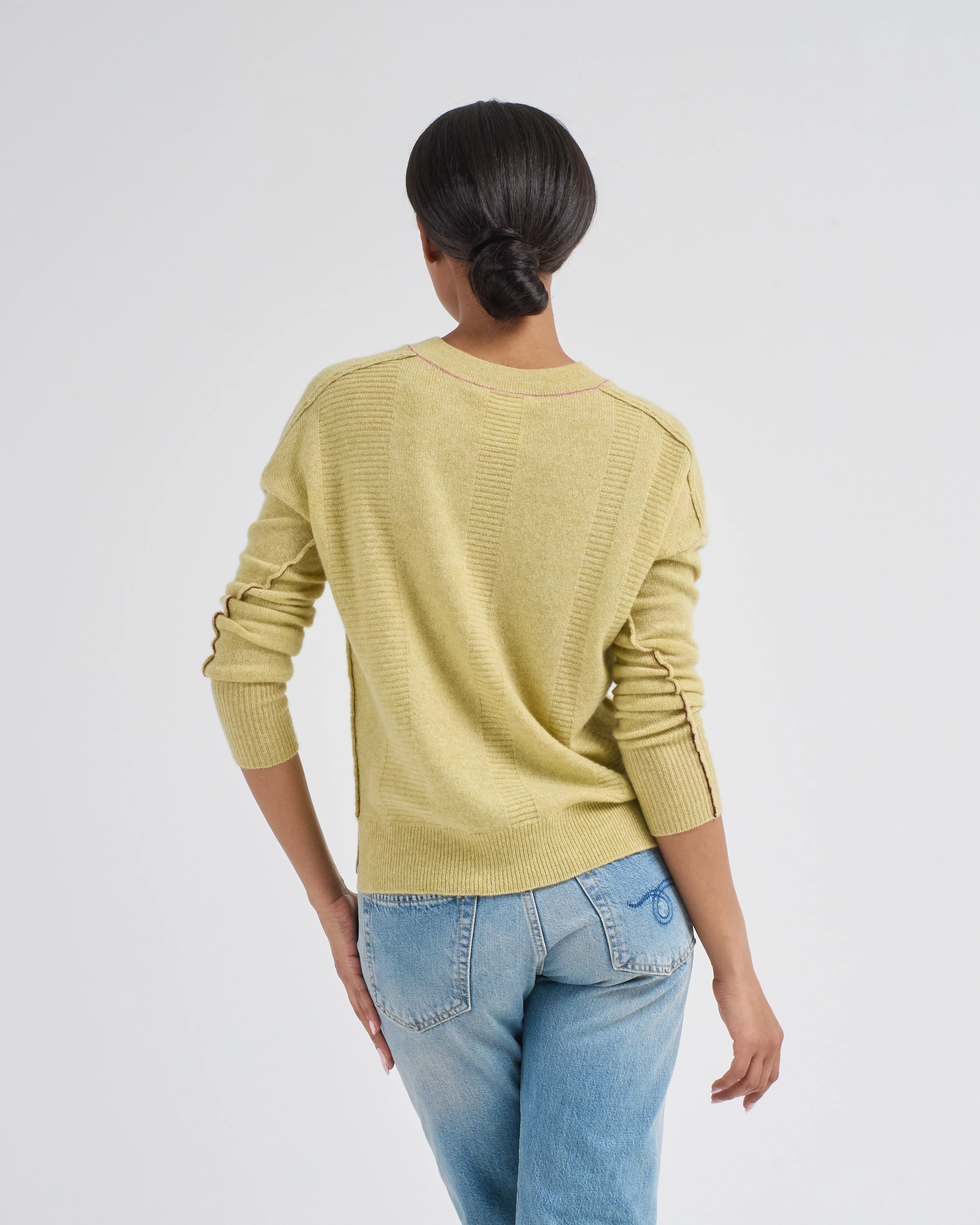 v-neck sweater - Image 3