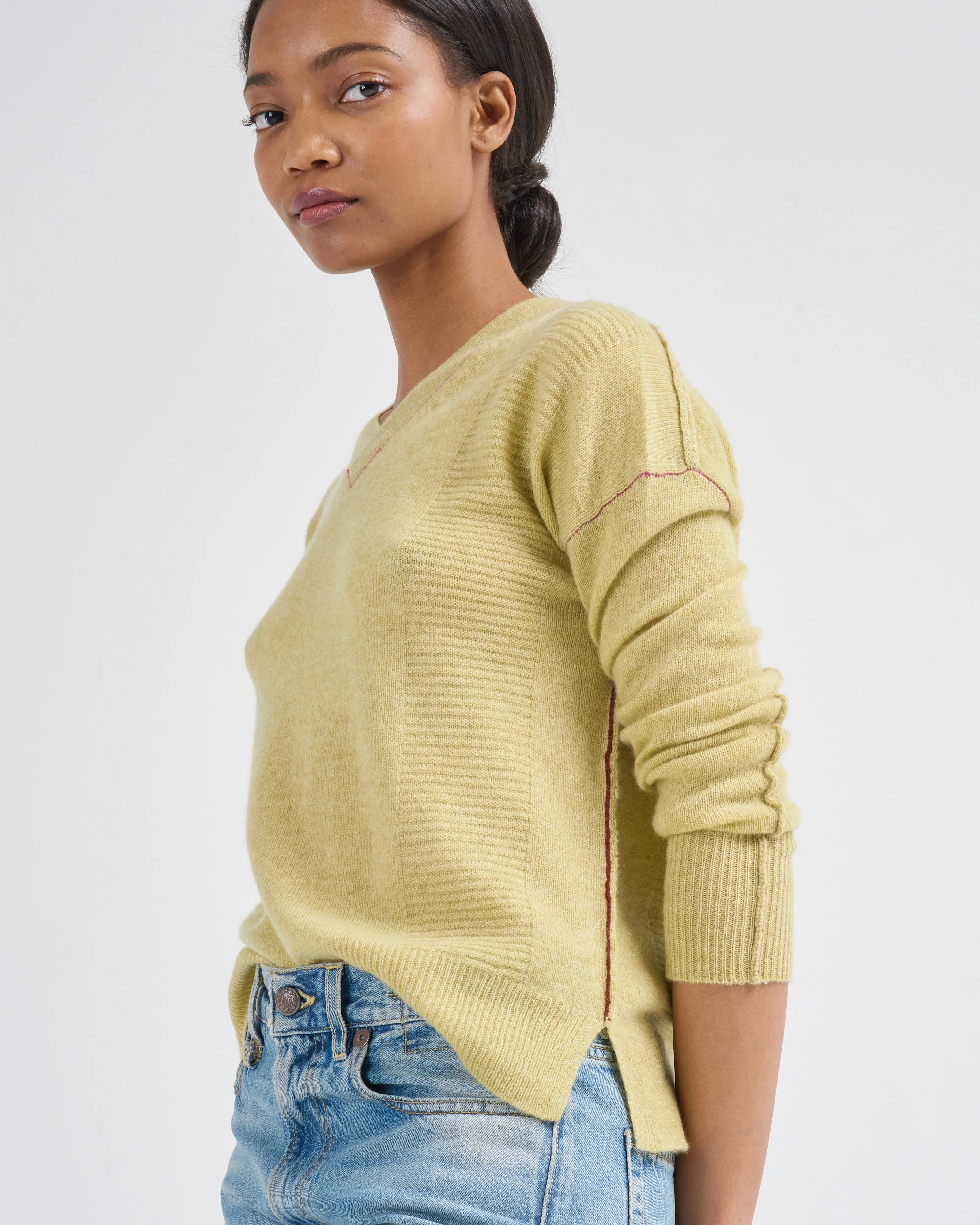 v-neck sweater - Image 4
