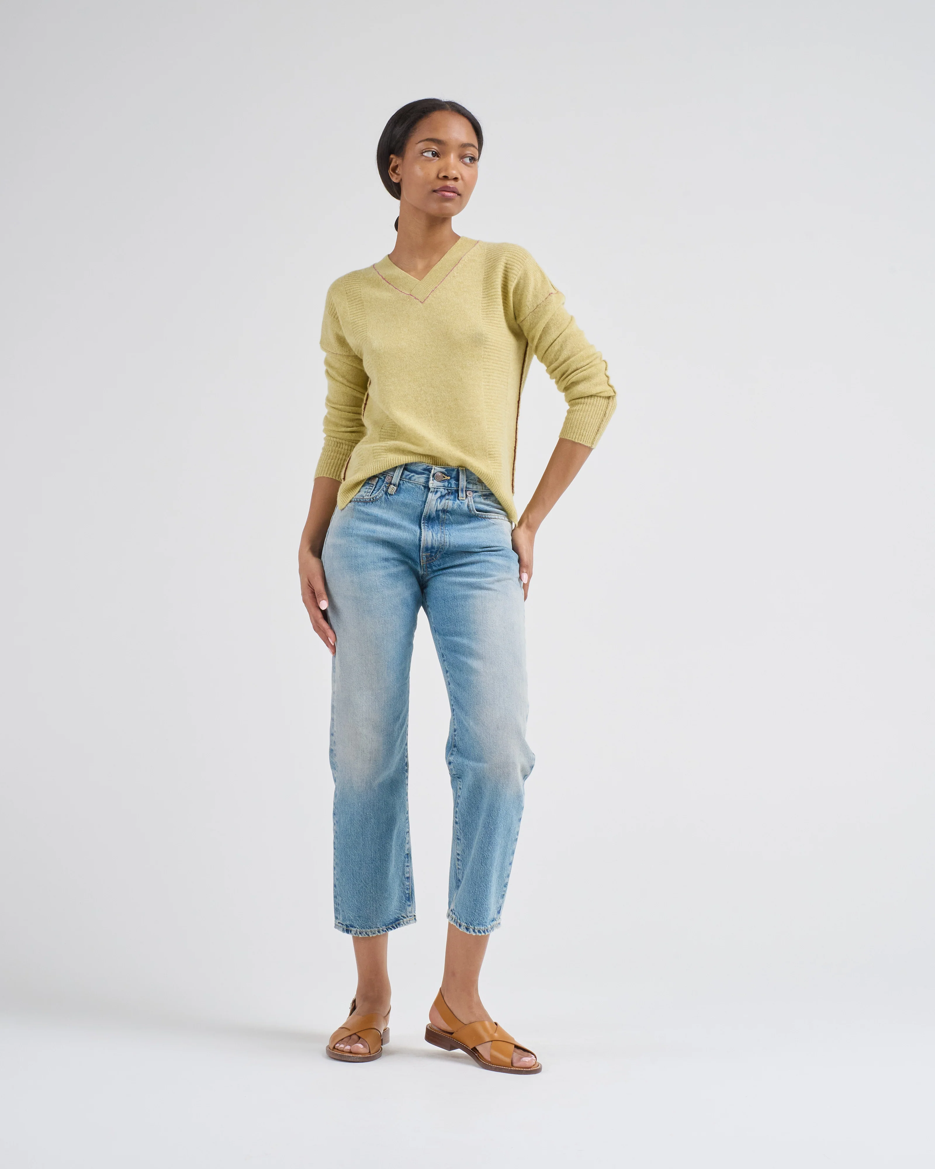 v-neck sweater - Image 5