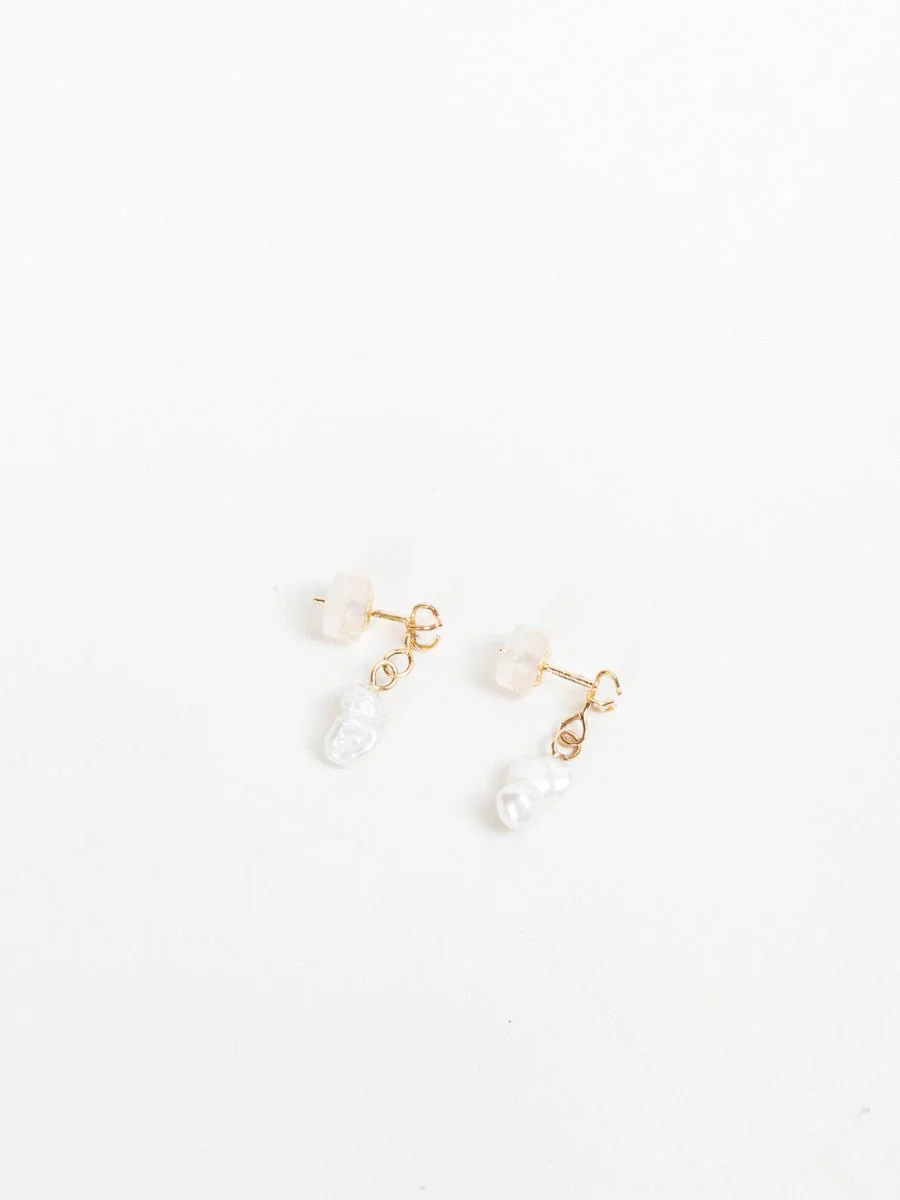 pearl drop earrings - Image 3