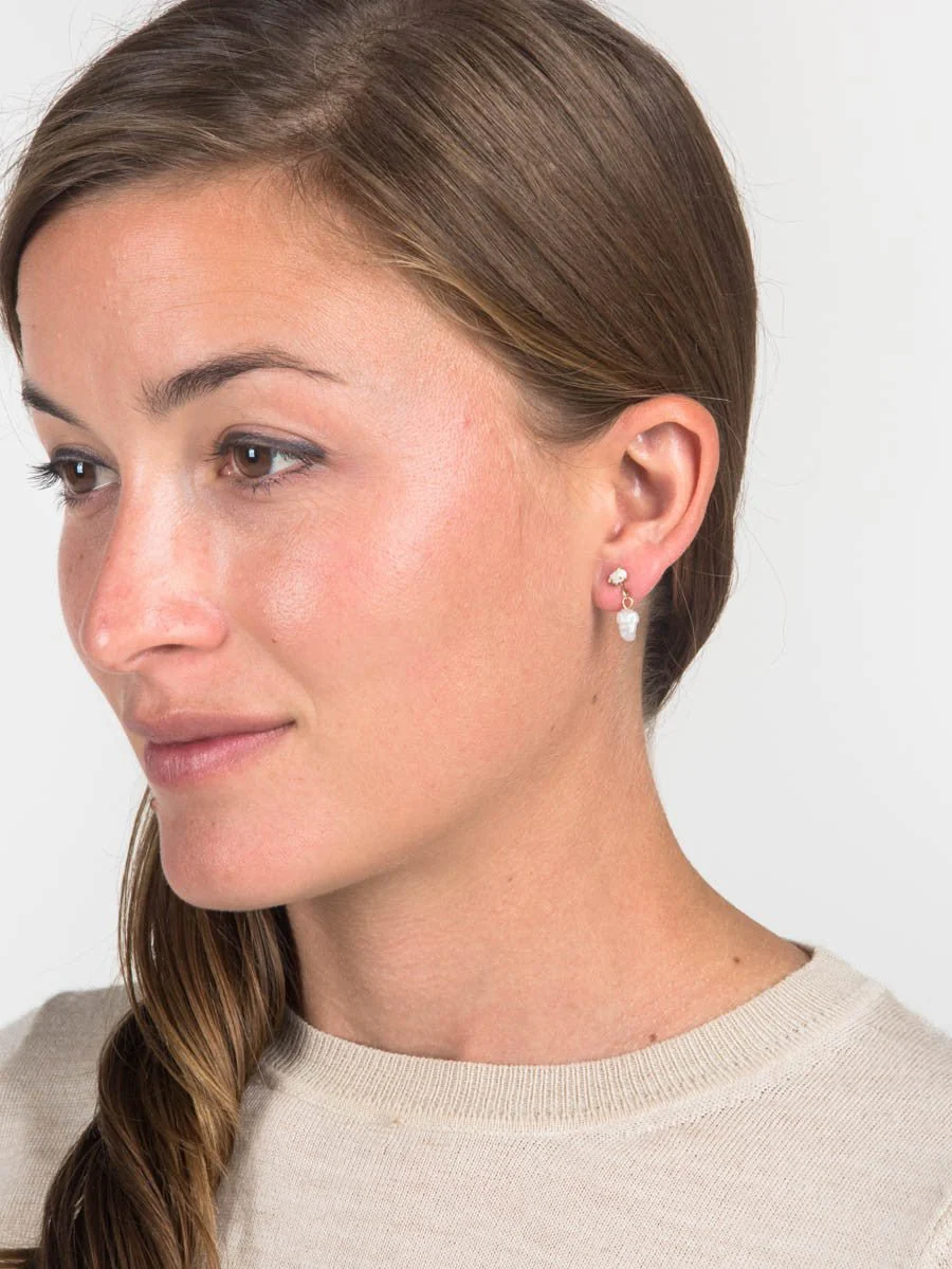 pearl drop earrings - Image 5