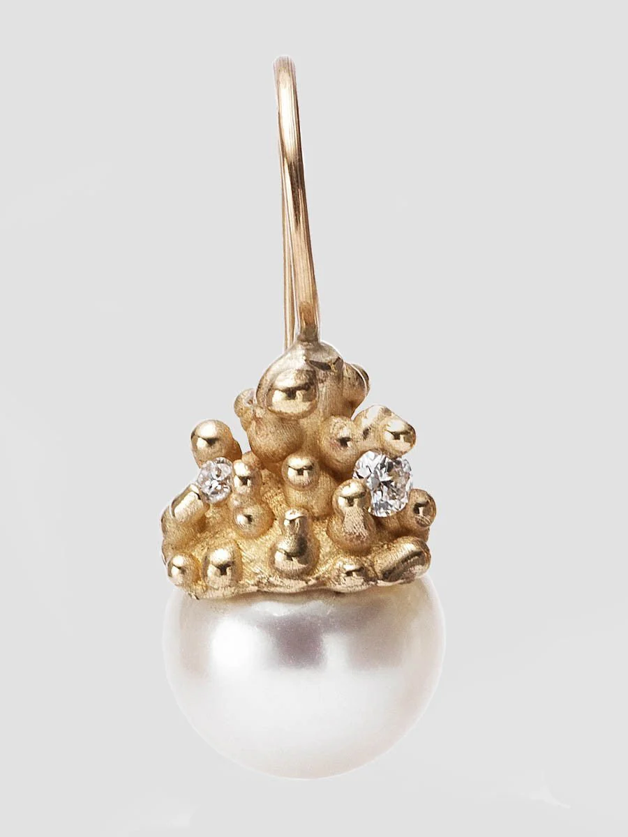 pearl drop earrings - Image 2