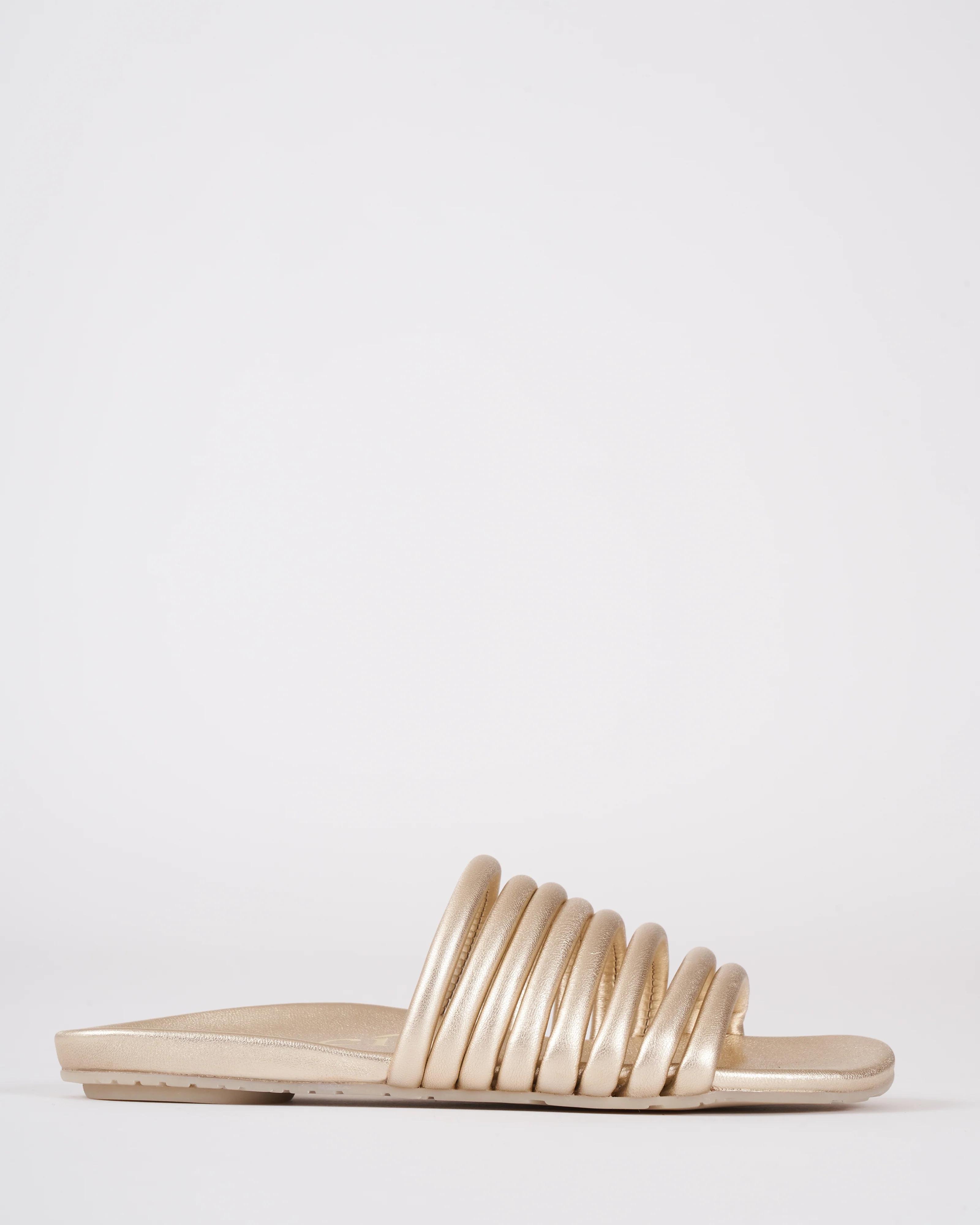 beanca sandal - creme pebble nappa lame - Image 2