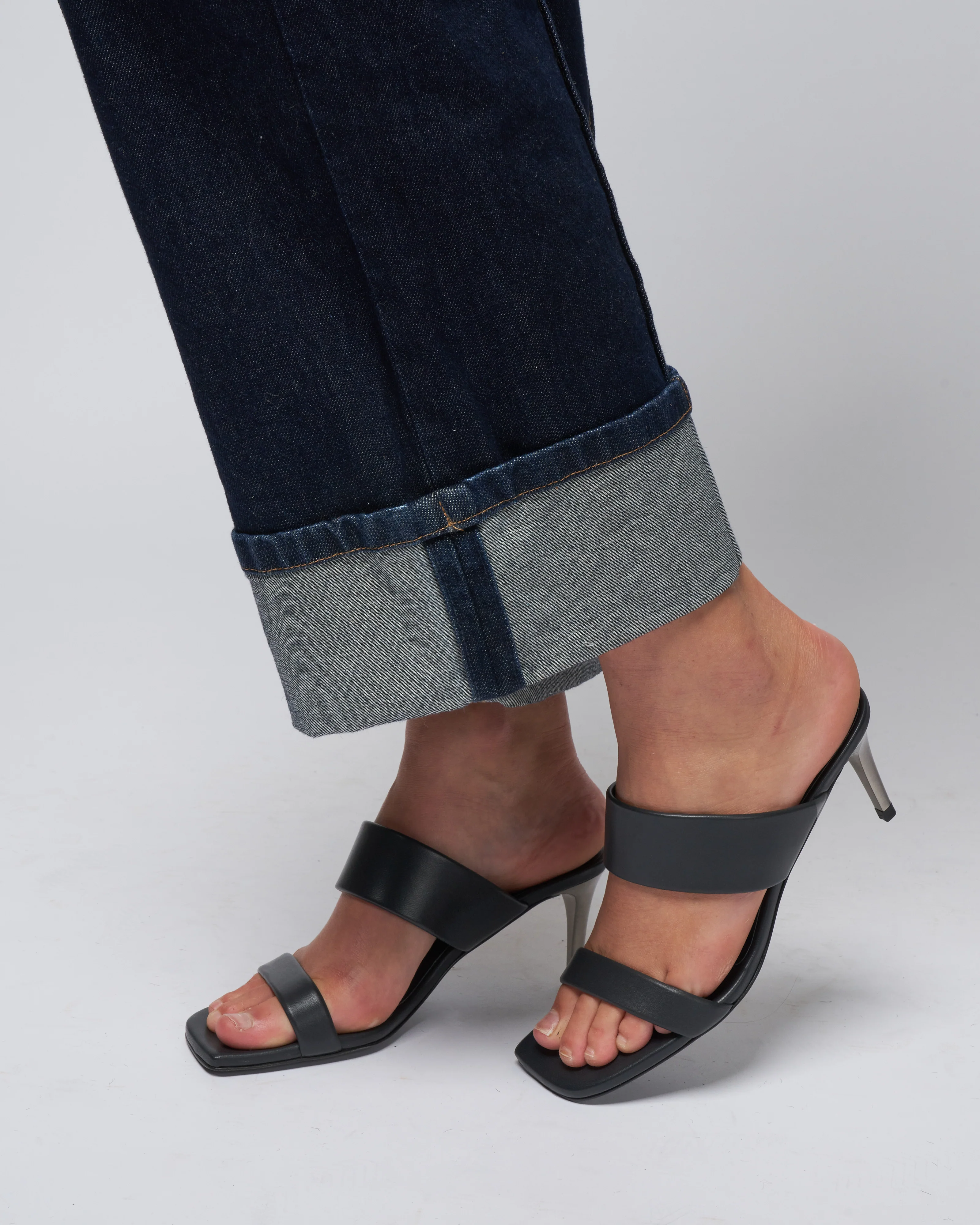 italica heel - off black nappa - Image 2