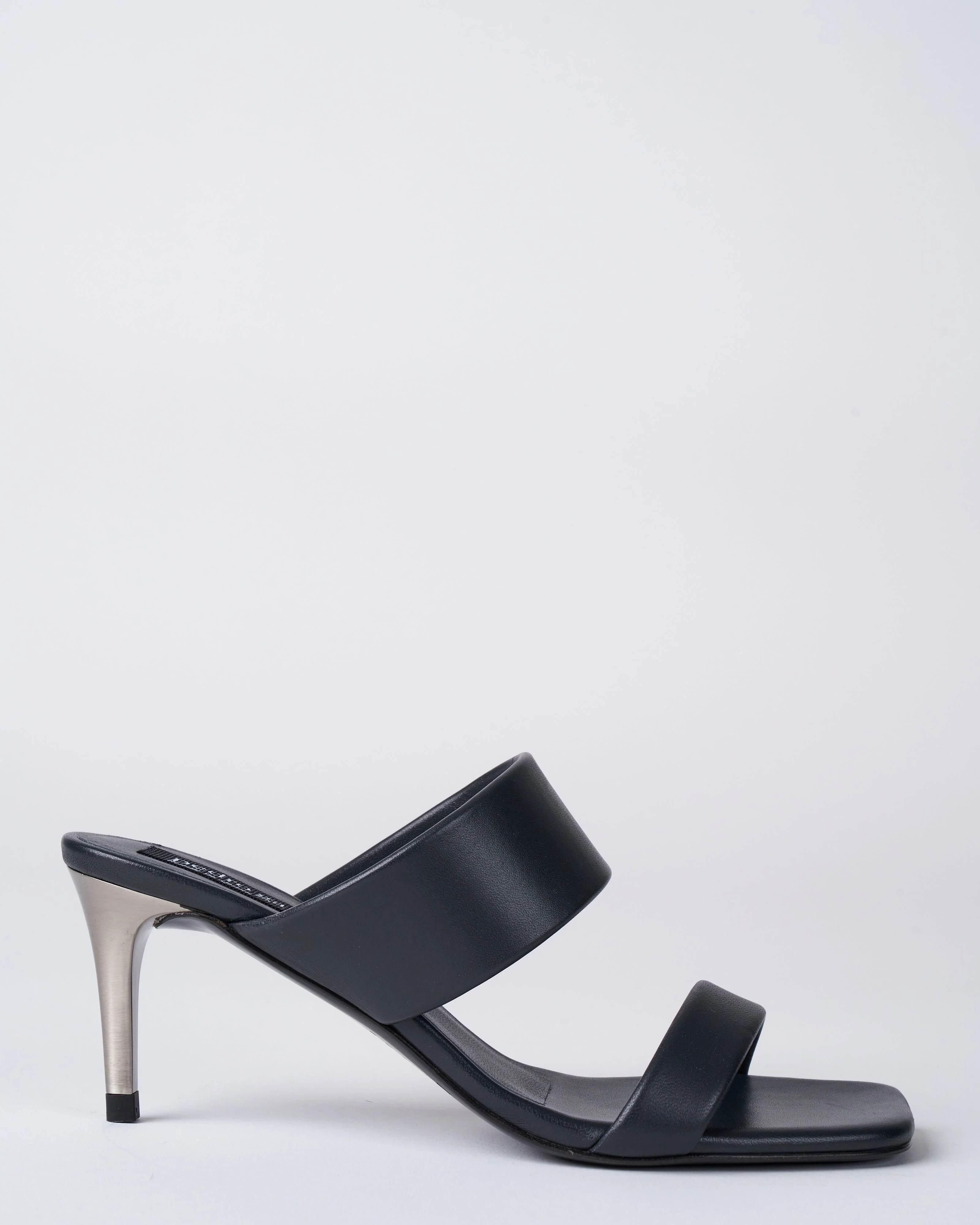italica heel - off black nappa - Image 3