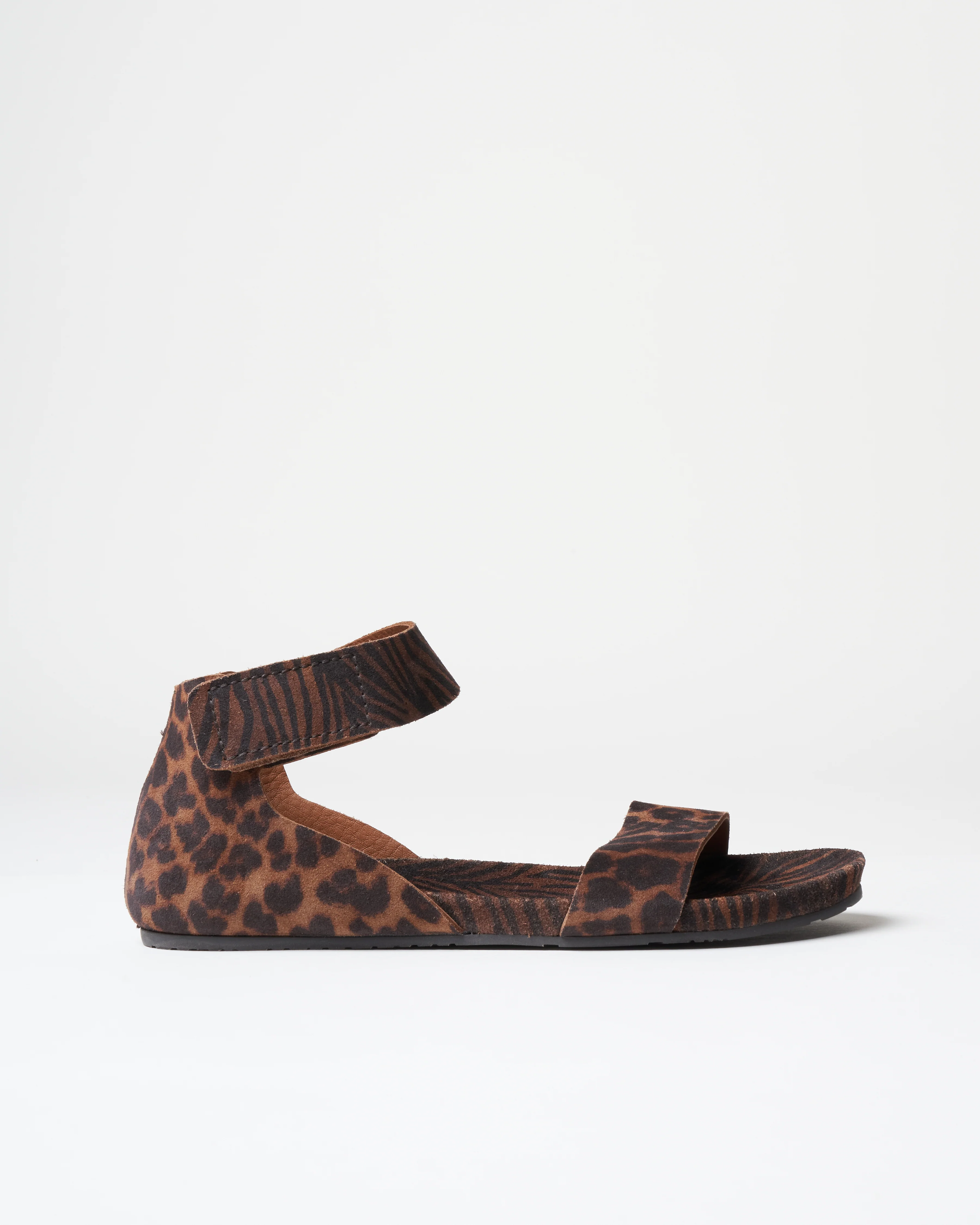jalila sandal - hazelnut leopard/zebra castoro - Image 2