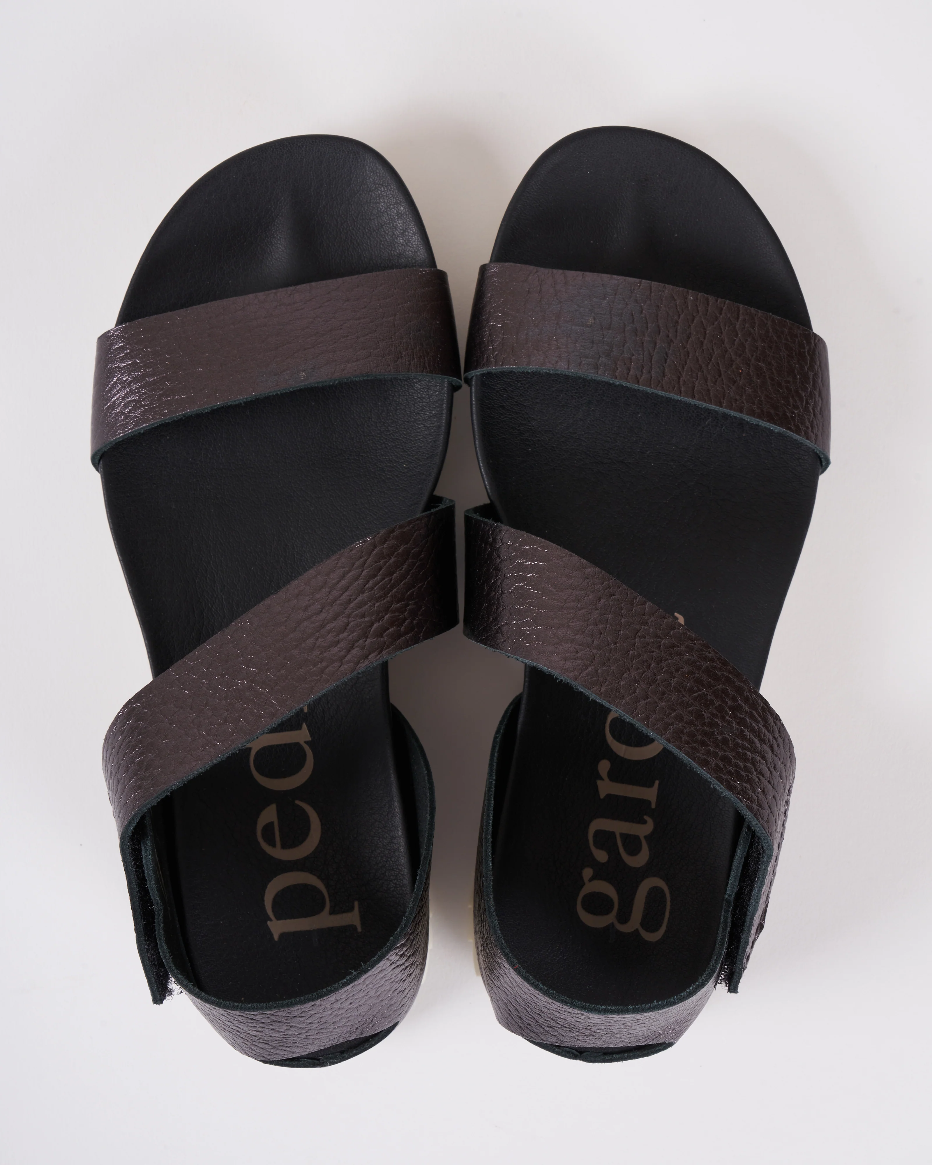 jedda sandal - black cervo lame - Image 3