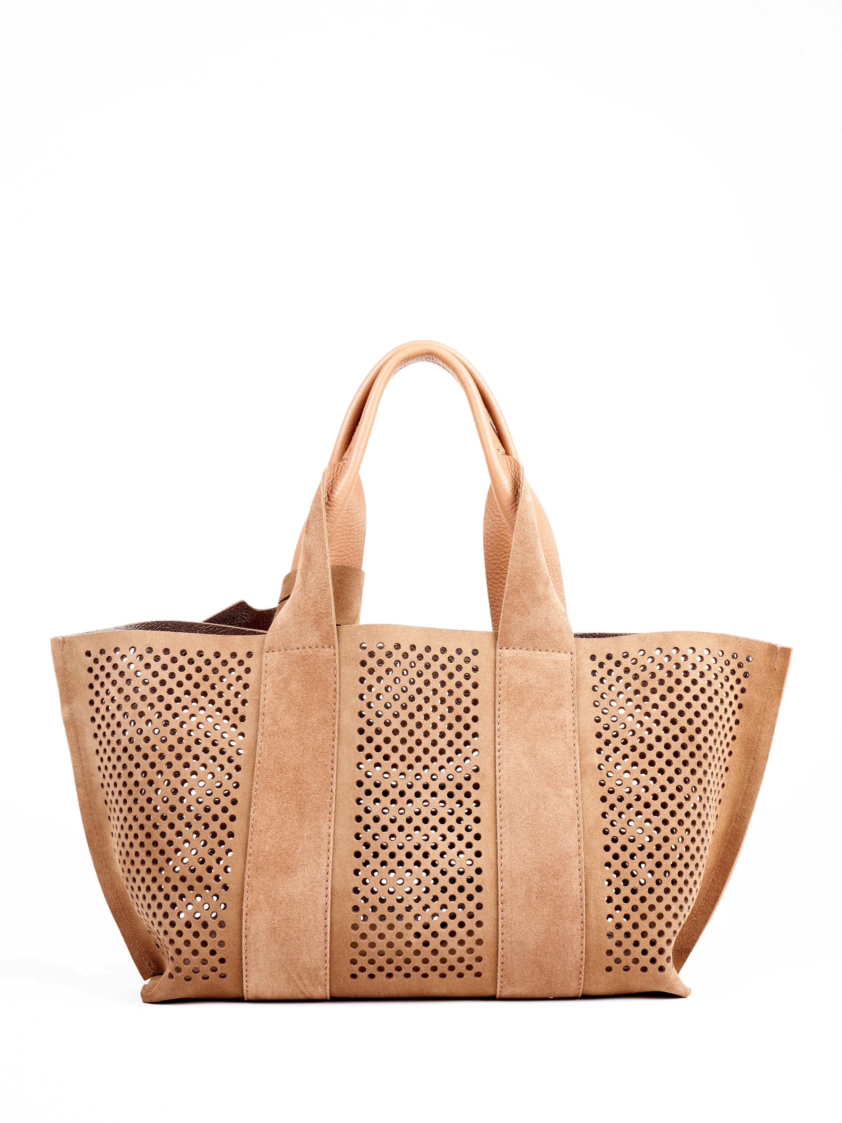 perfed tote - hazelnut castoro - Image 3