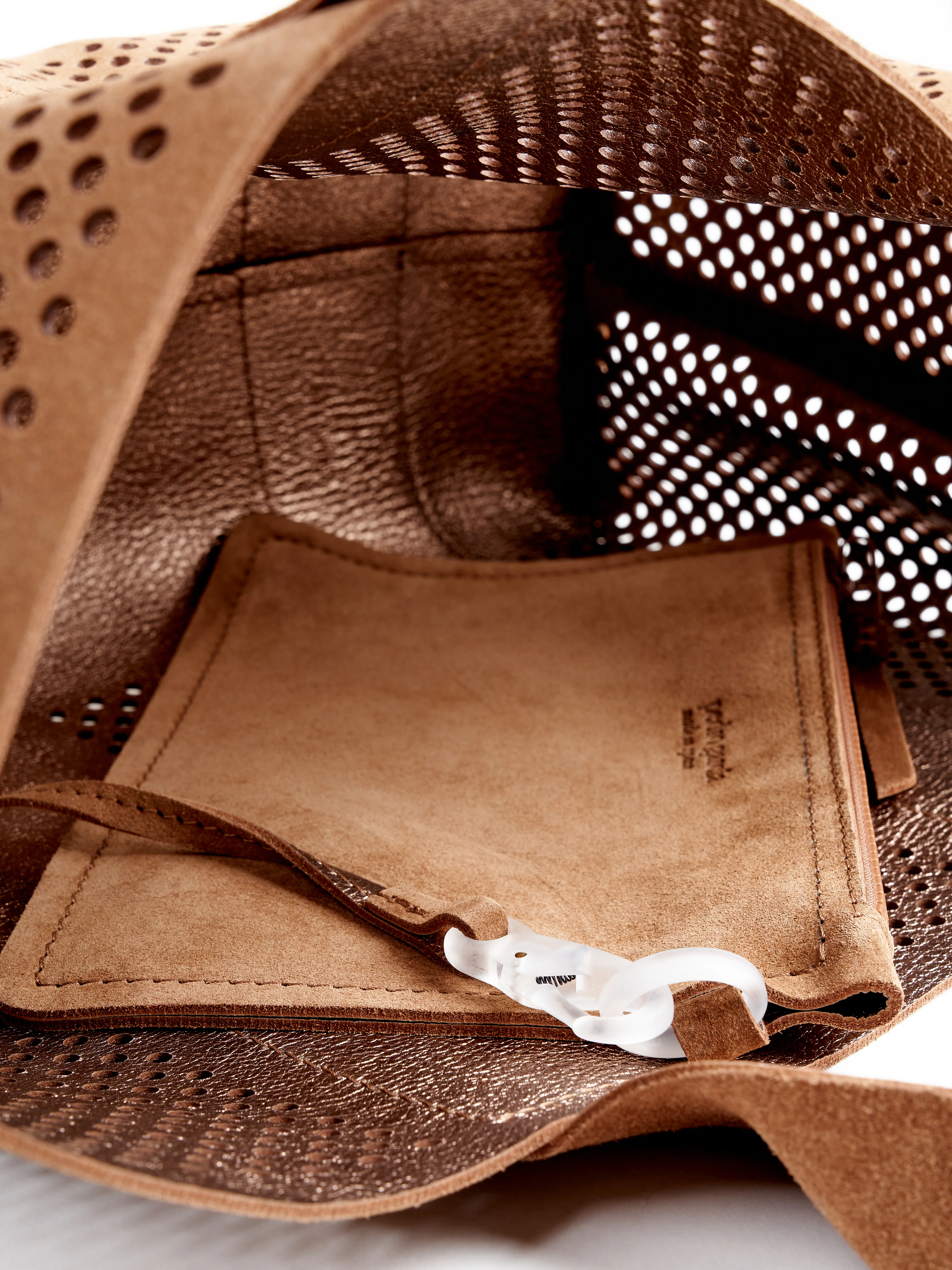 perfed tote - hazelnut castoro - Image 4