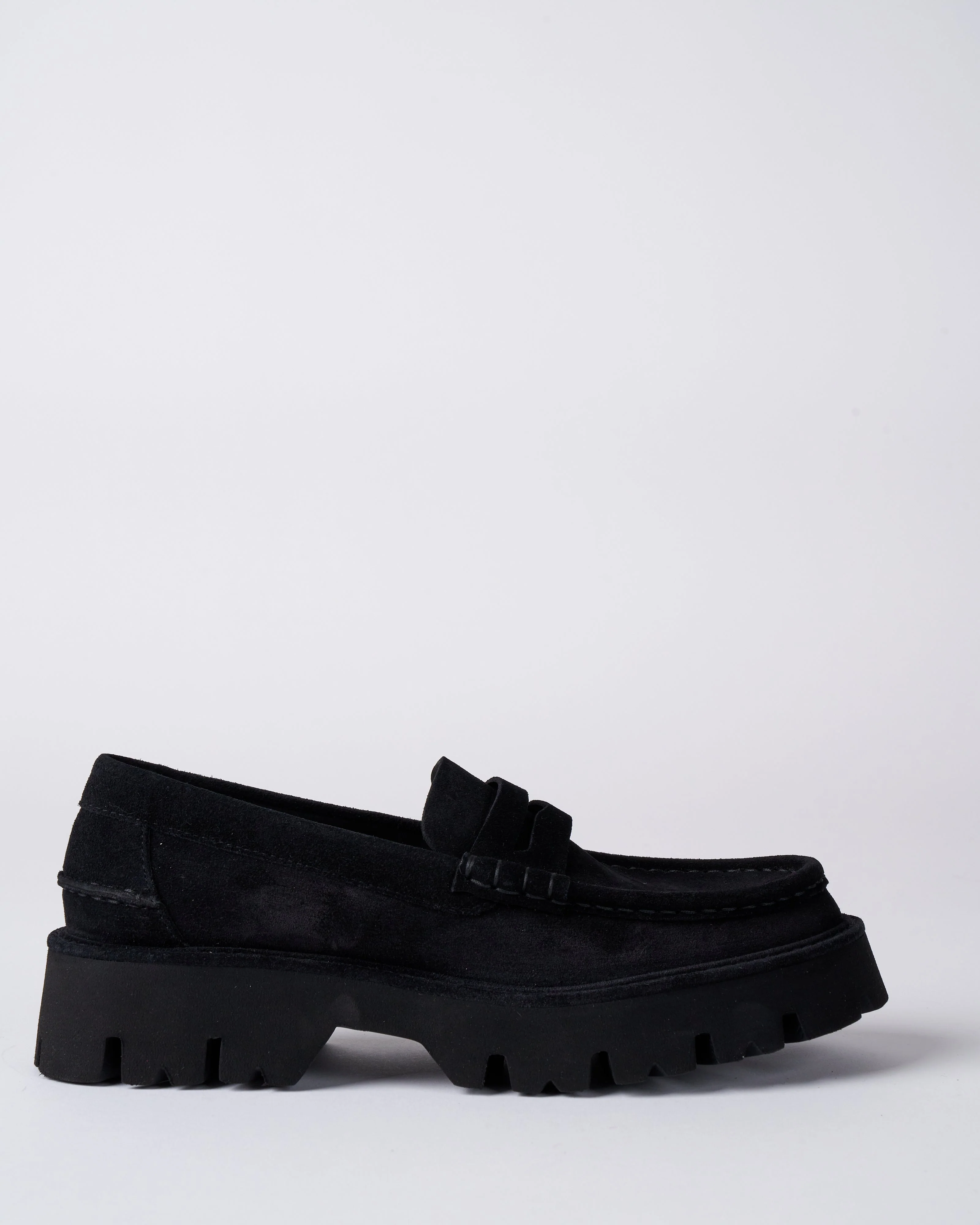 sebas loafer - black velour - Image 2