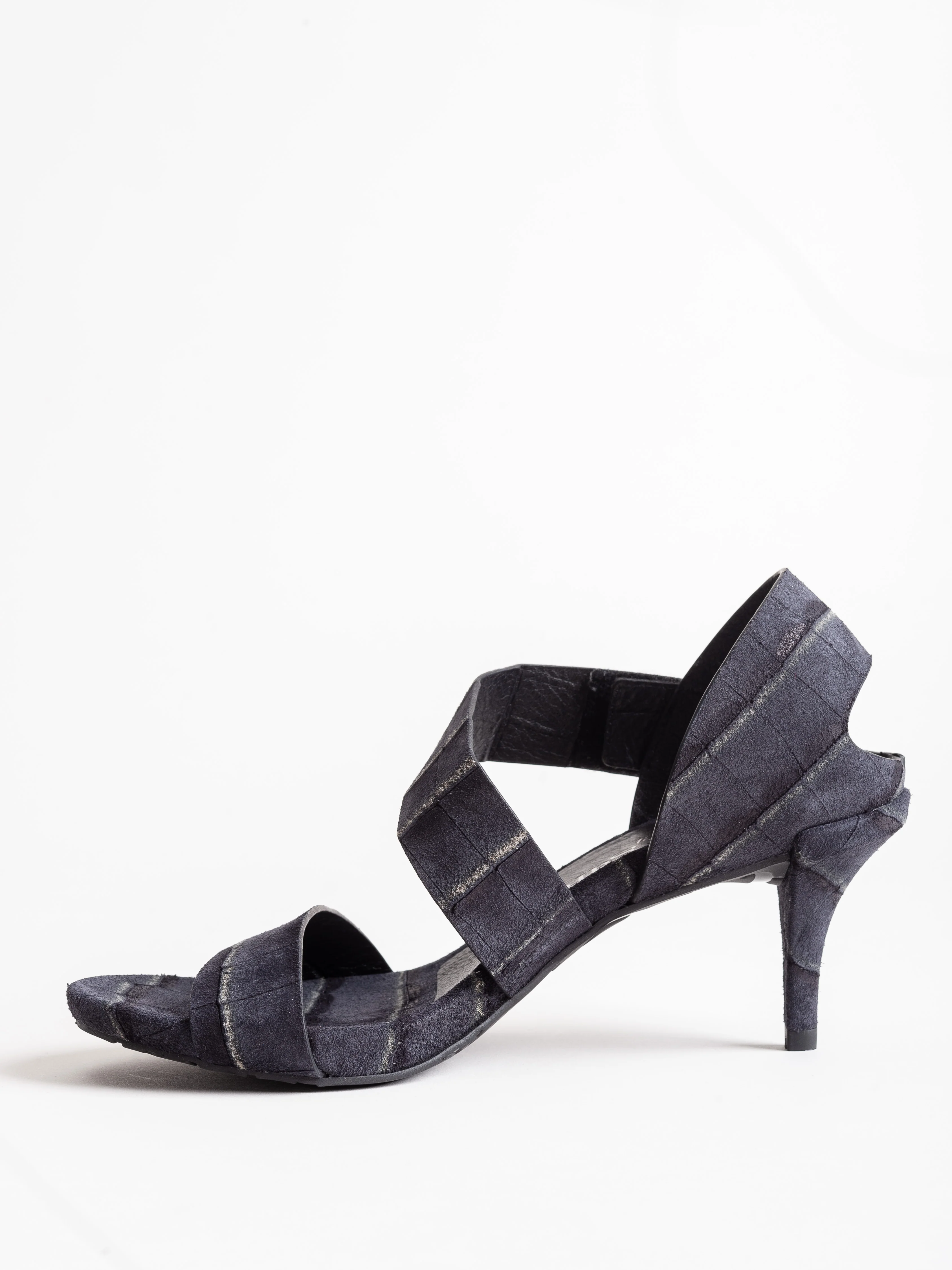 west heel - black castoro croc - Image 2