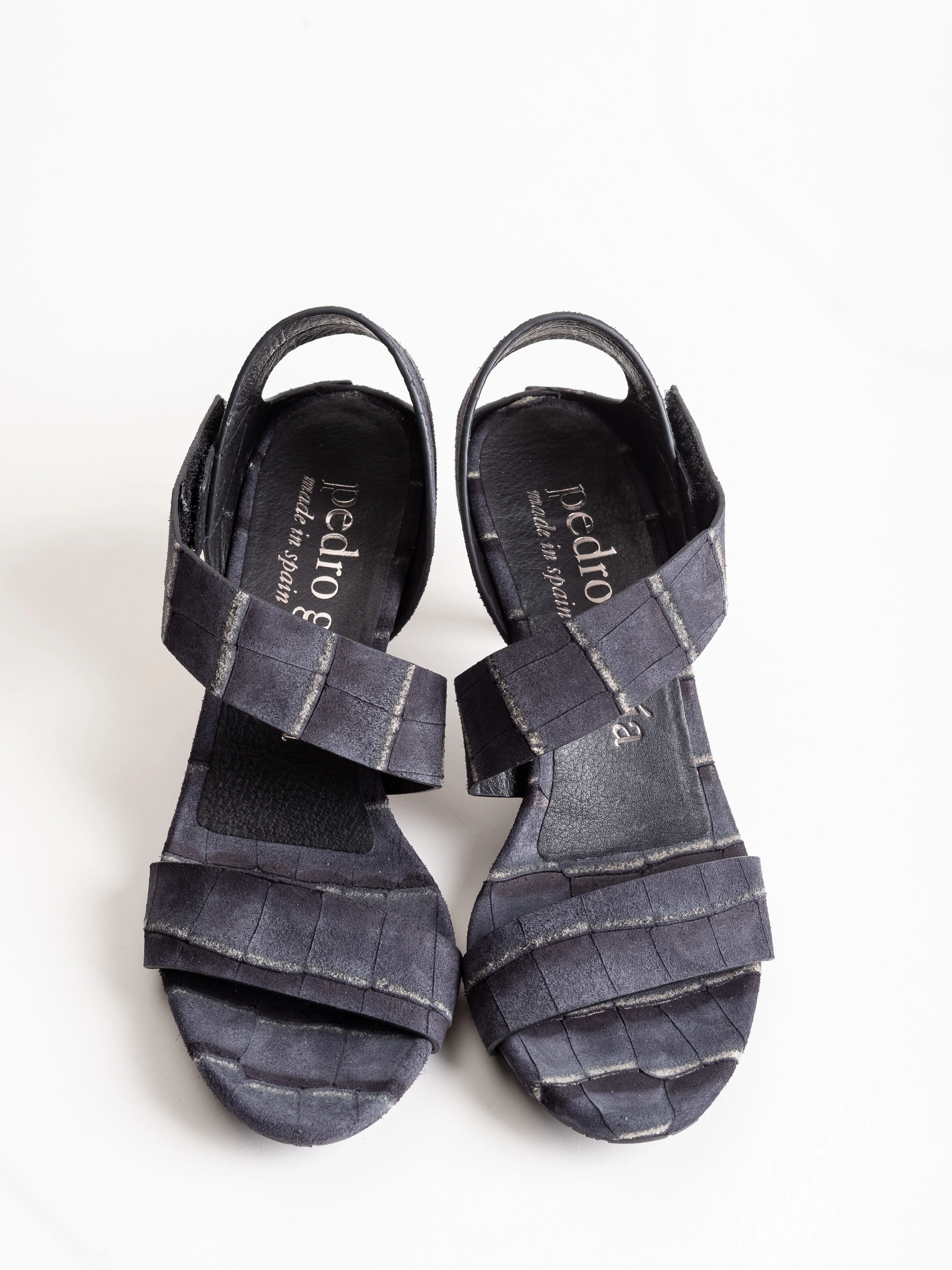 west heel - black castoro croc - Image 4
