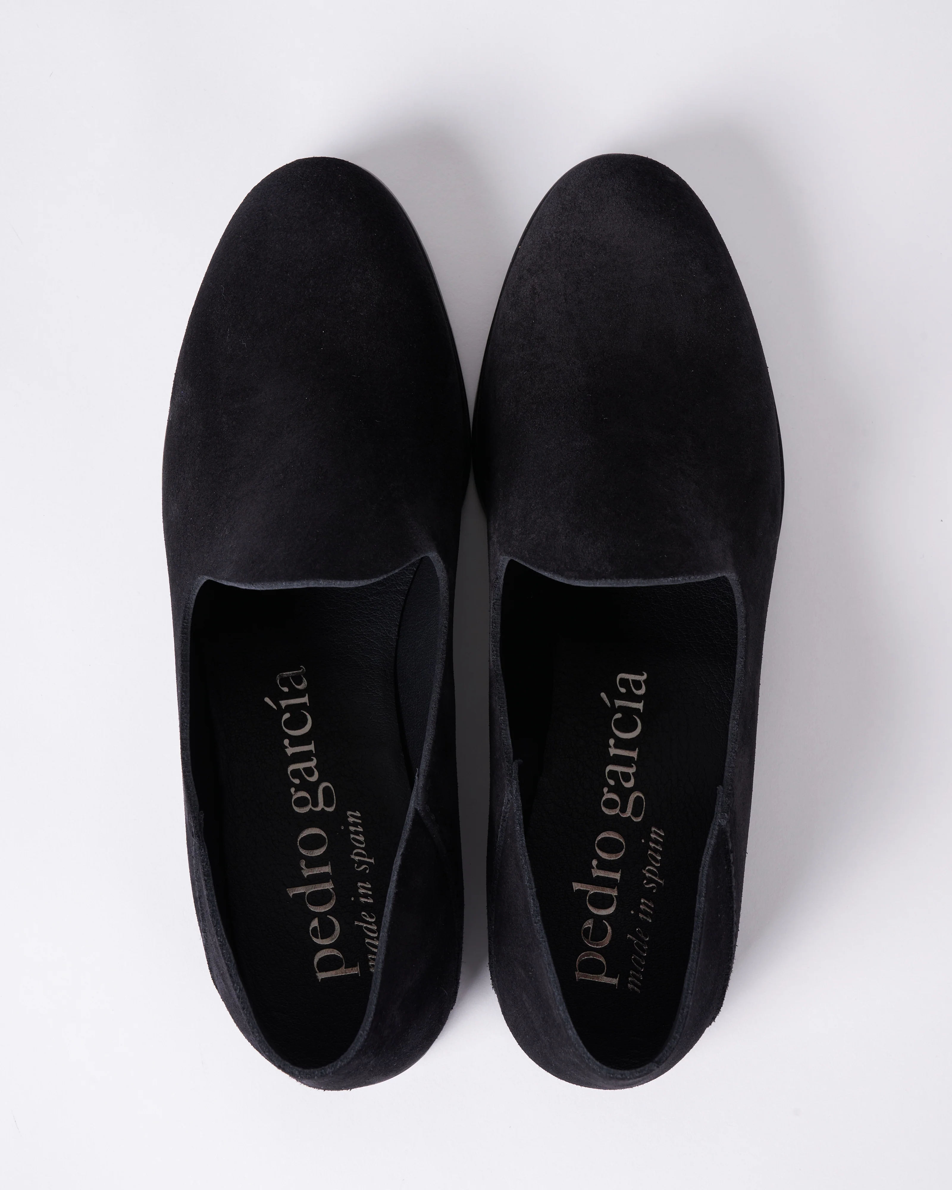 yoshi suede flat with leather bottom - black castoro - Image 2