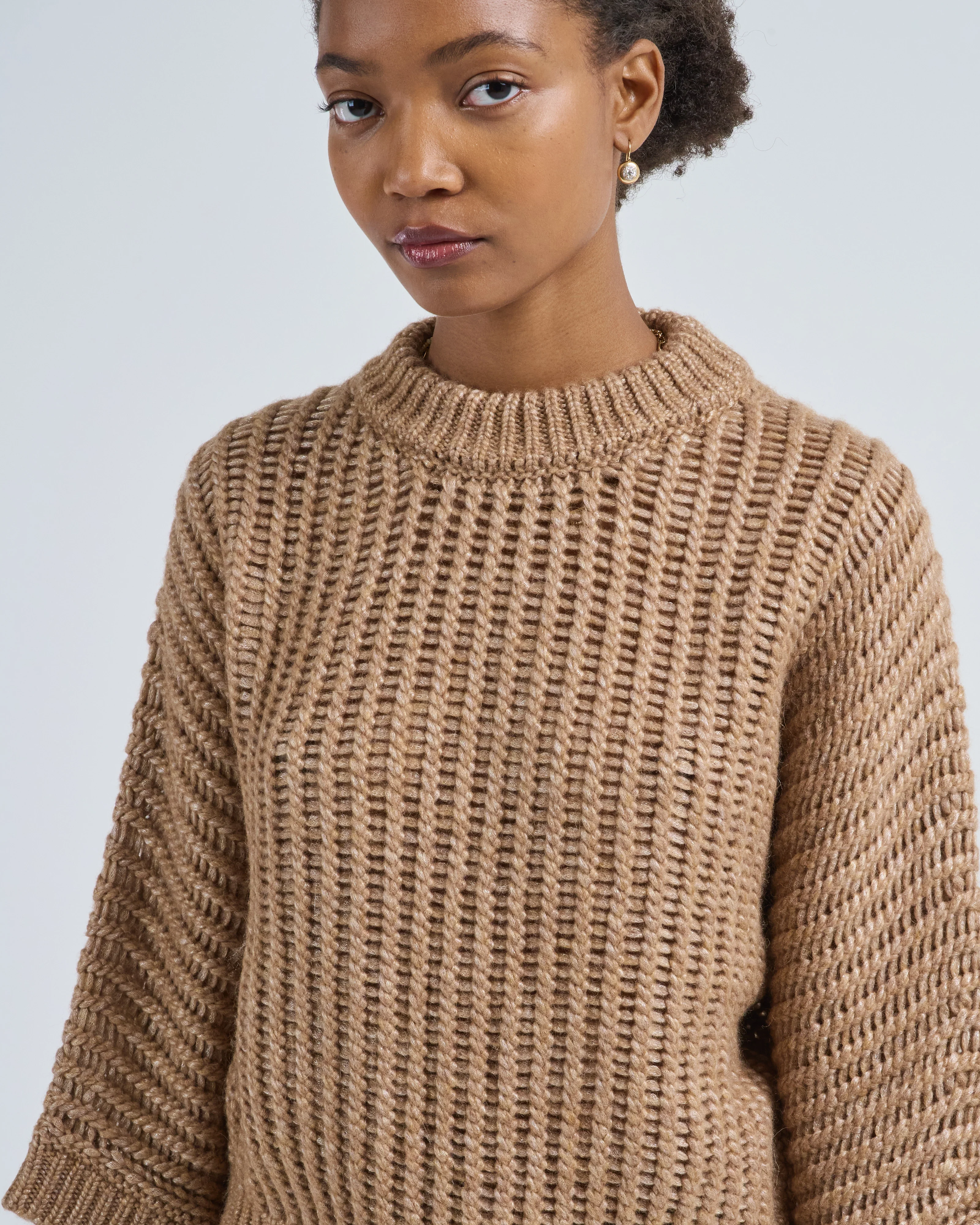 alpaca cape sweater - Image 2