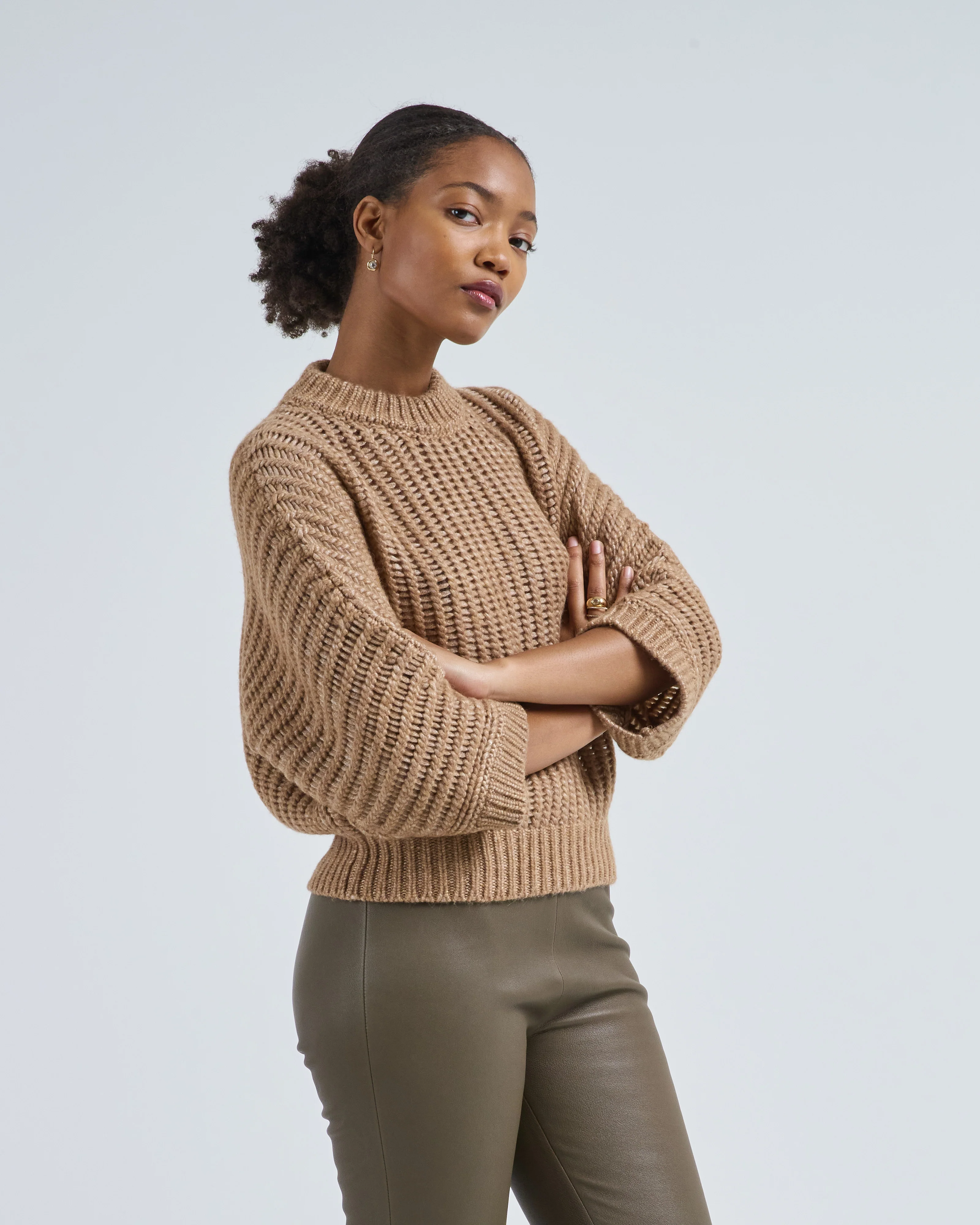 alpaca cape sweater - Image 3