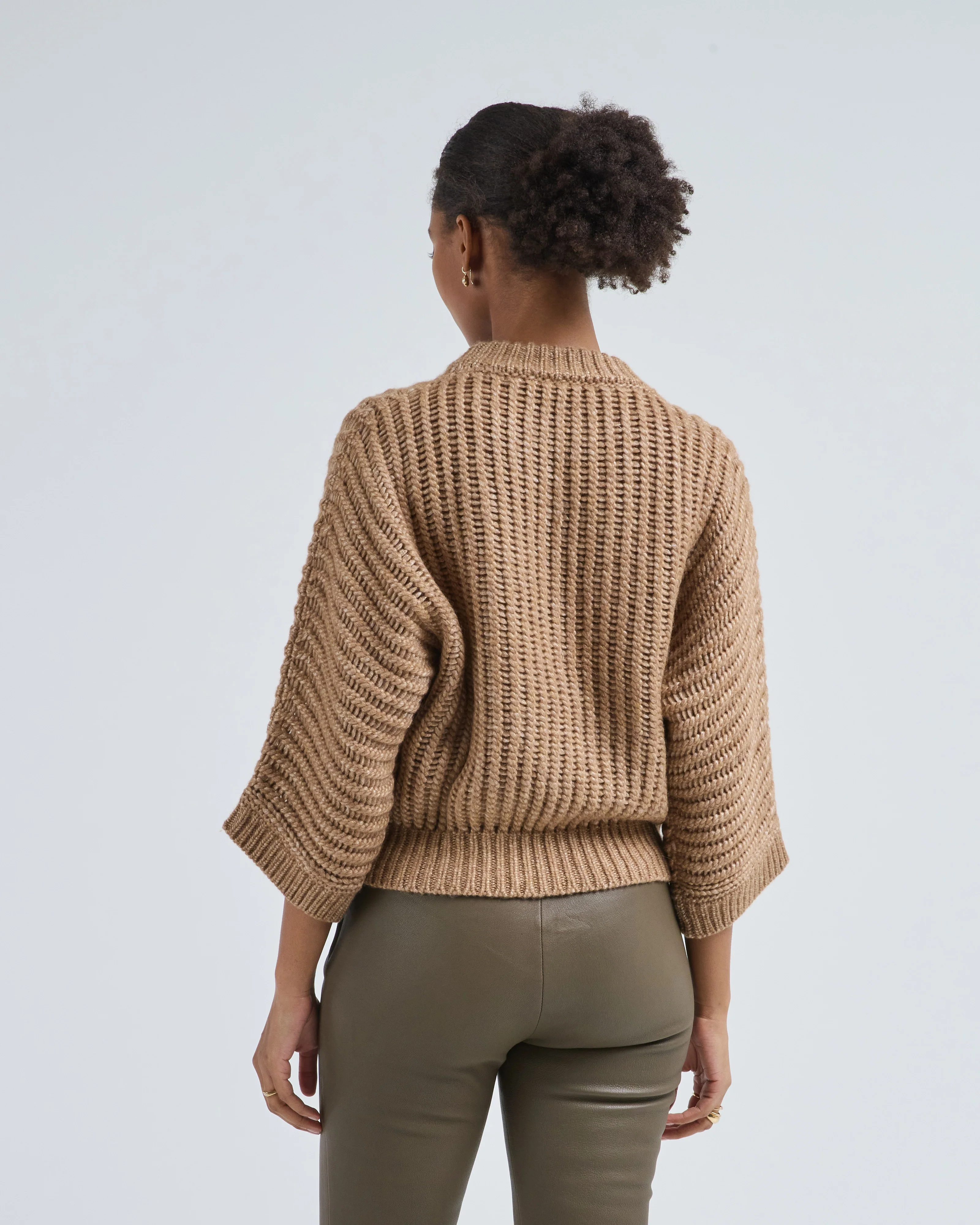 alpaca cape sweater - Image 4
