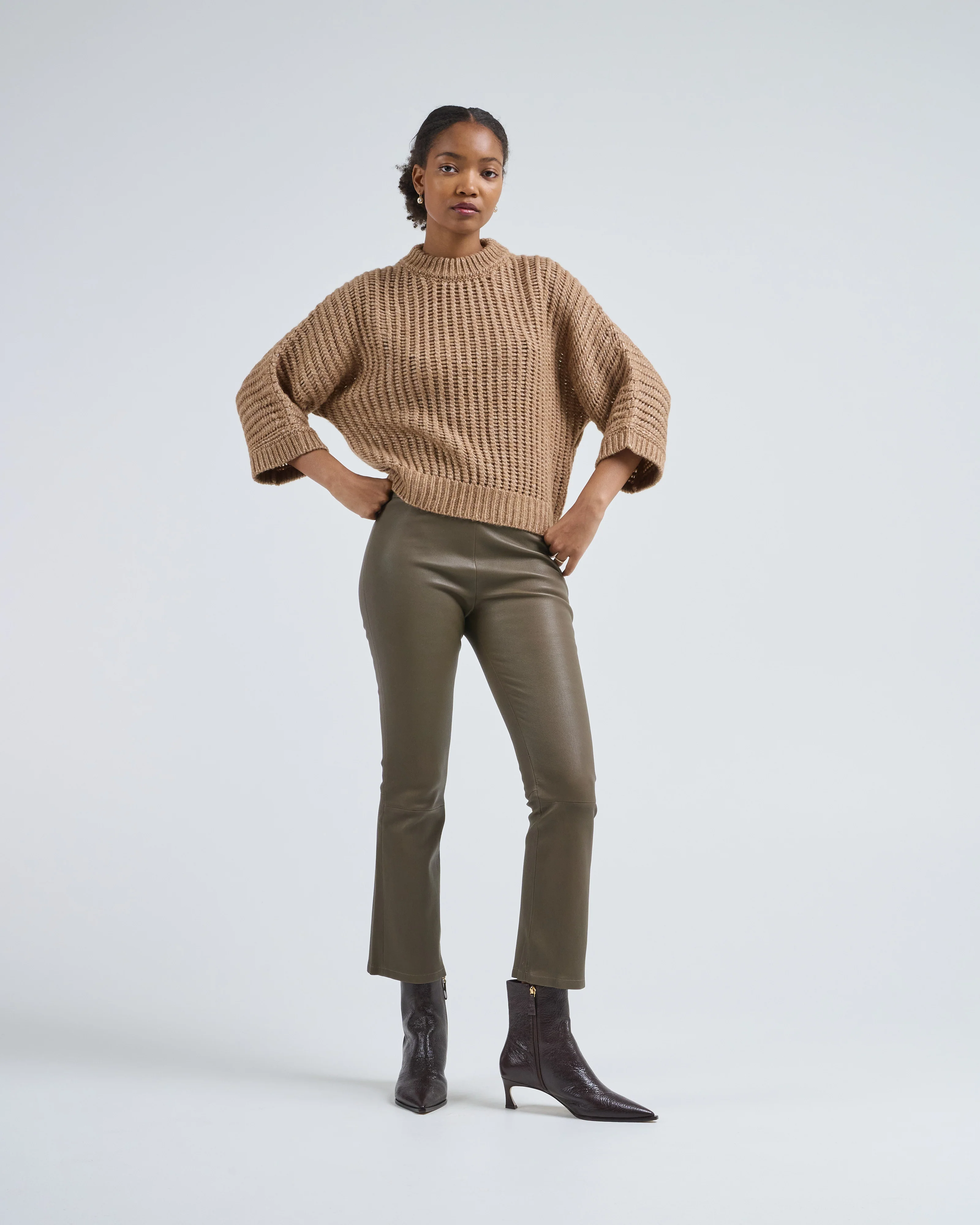 alpaca cape sweater - Image 5